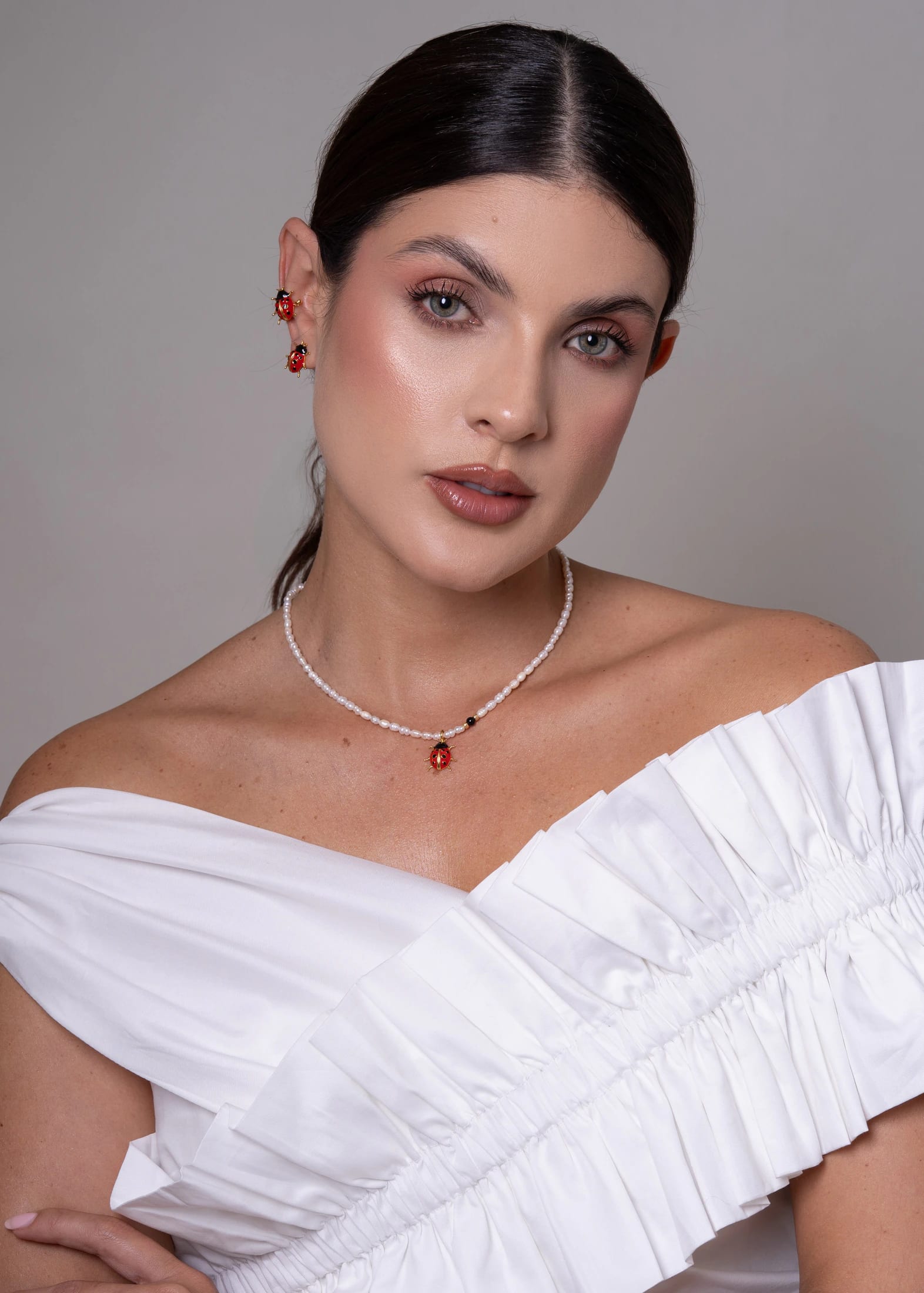 Collar Perlas Mariquita - imagen 2