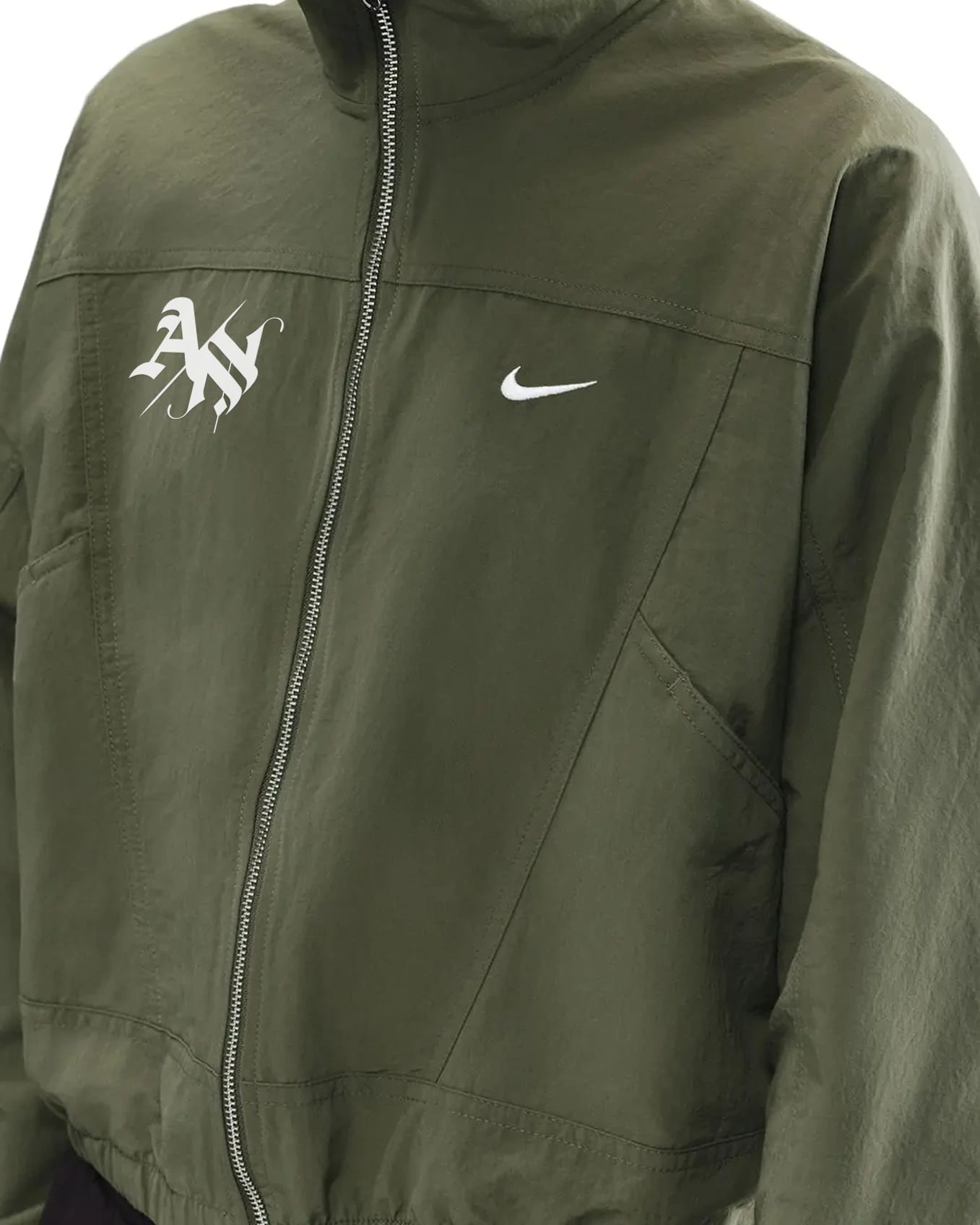 CHAQUETA CROP VERDE MUJER NIKE - imagen 1