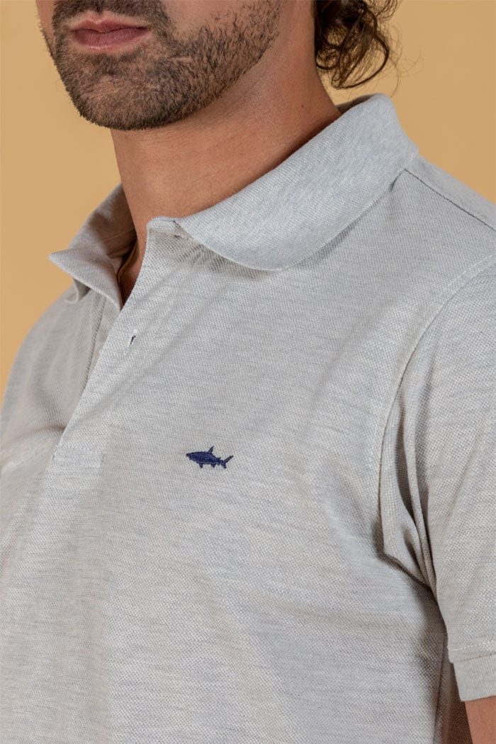 CAMISETA POLO GRIS - imagen 2
