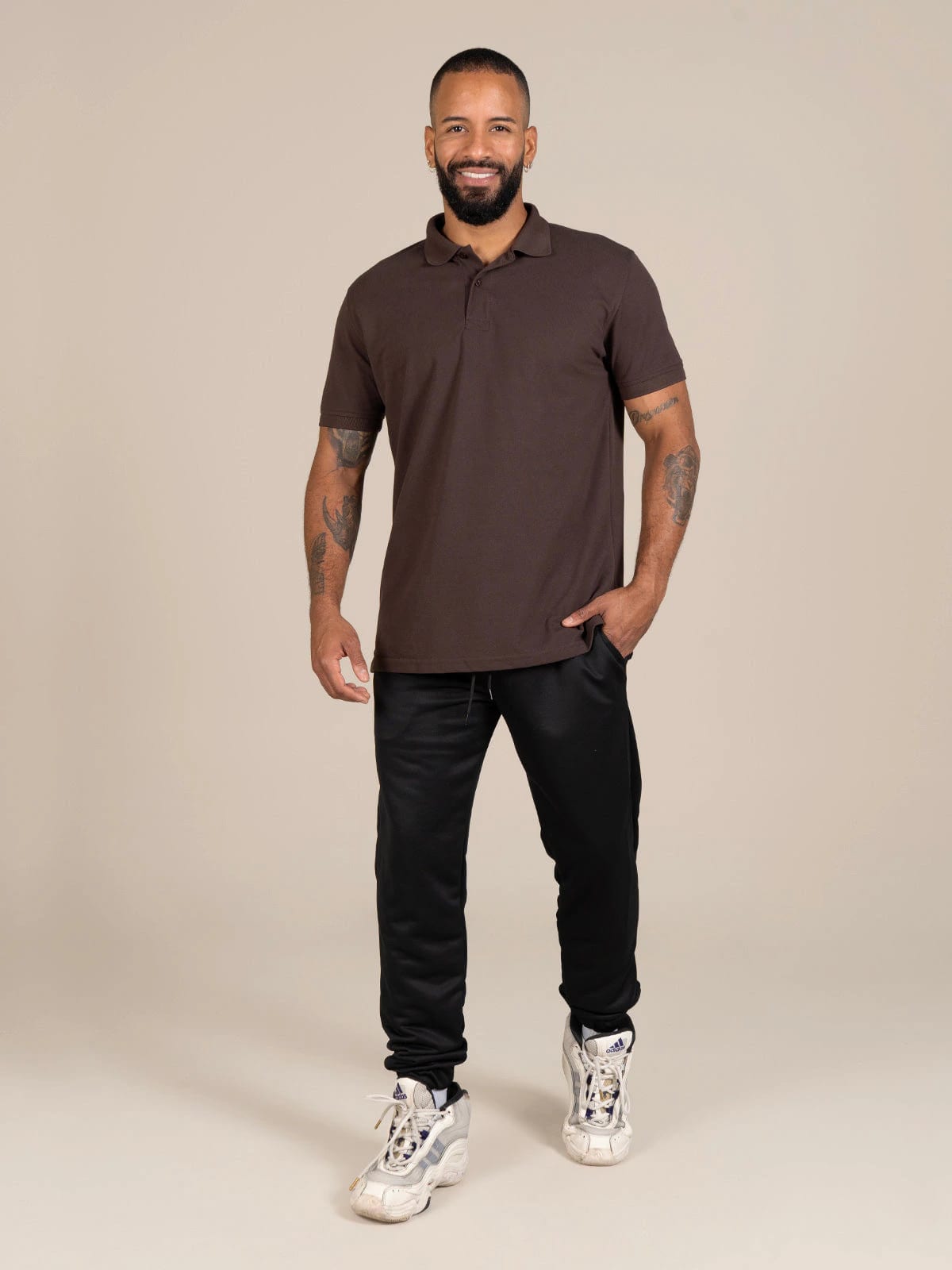 Jogger elastico unisex negro - imagen 4
