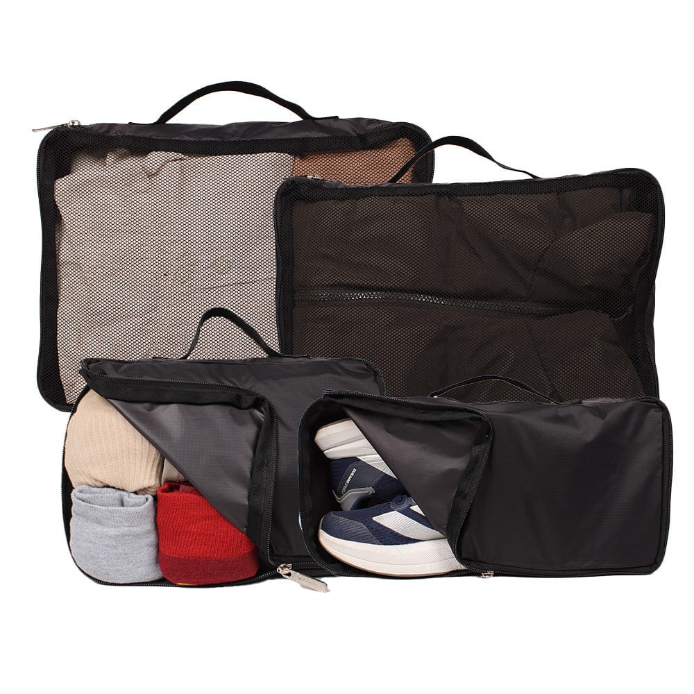 Cubos Organizadores Setx4 Para Morral Cabina & Morral Mochilero Light Negro -NG - imagen 1