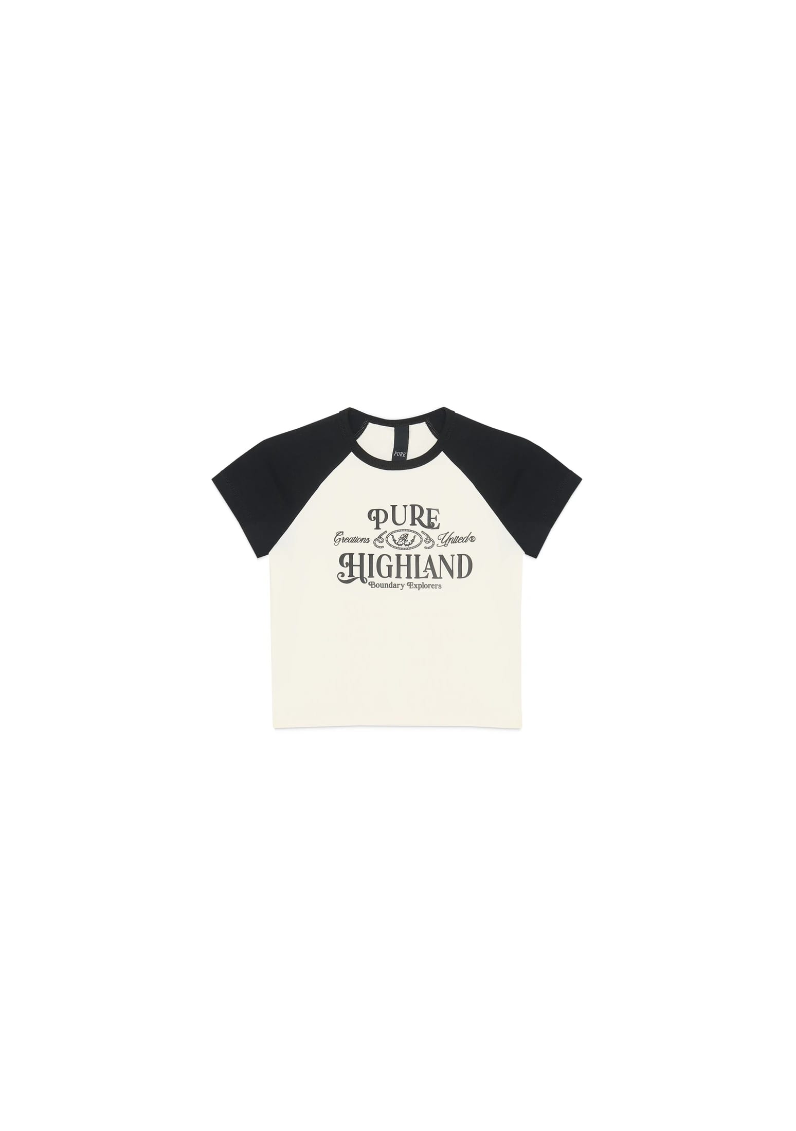 Highland black baby tee - imagen 1