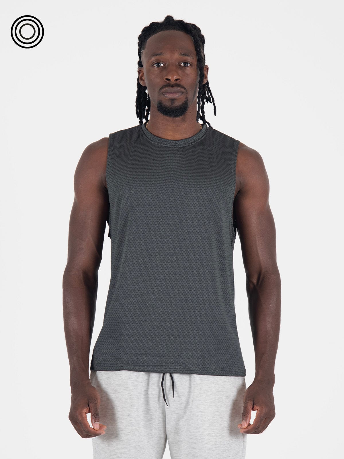 camisilla hombre panal gris oscuro - imagen 1