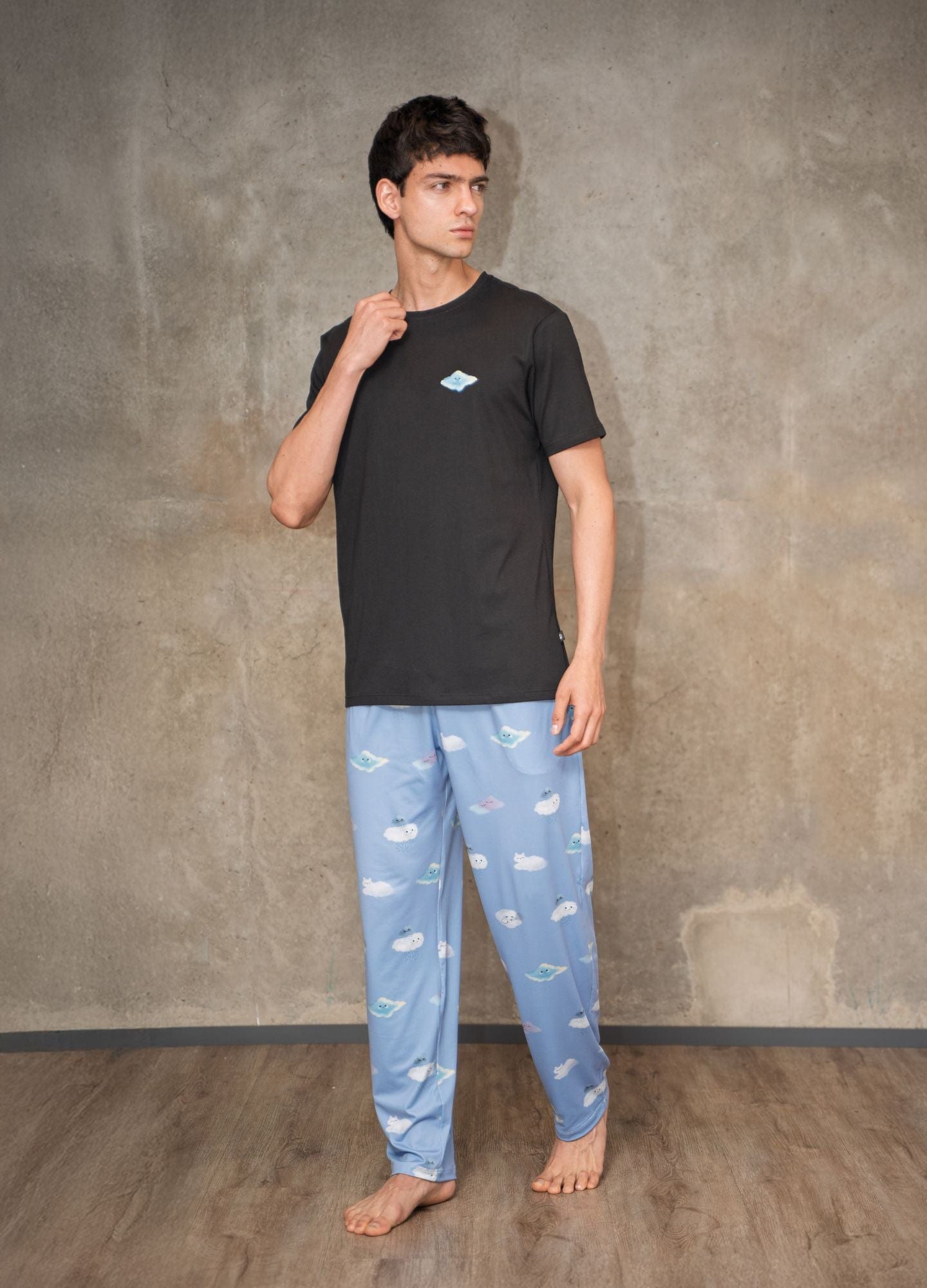 Conjunto Pantalón Nubes - Azul Cielo - imagen 2