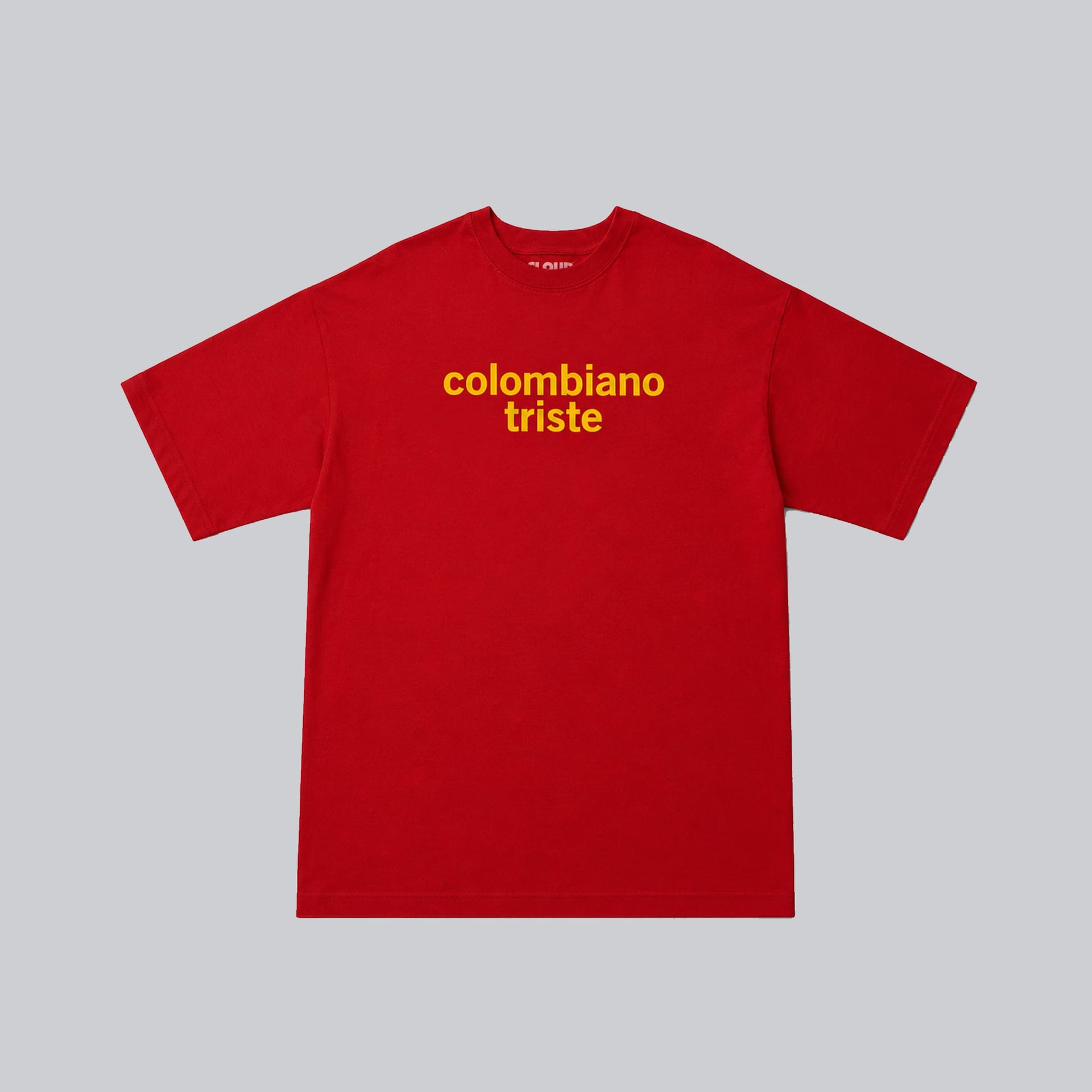 Camiseta colombiano triste roja - imagen 1