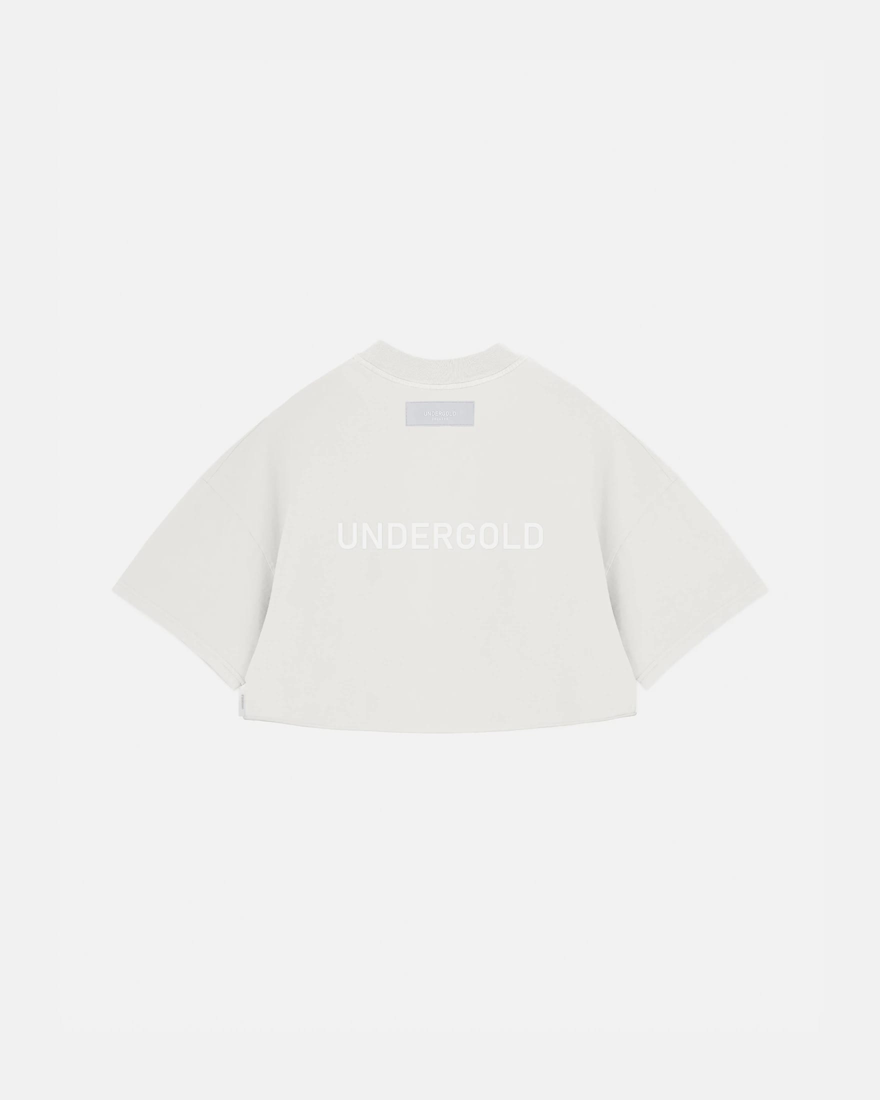 Line Logo Crop Top White - imagen 1