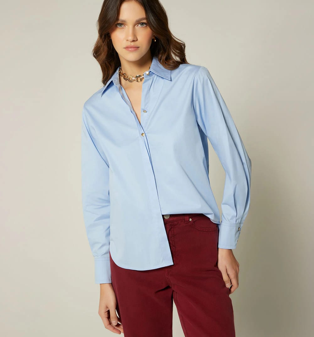 Blusa camisera manga larga - imagen 10