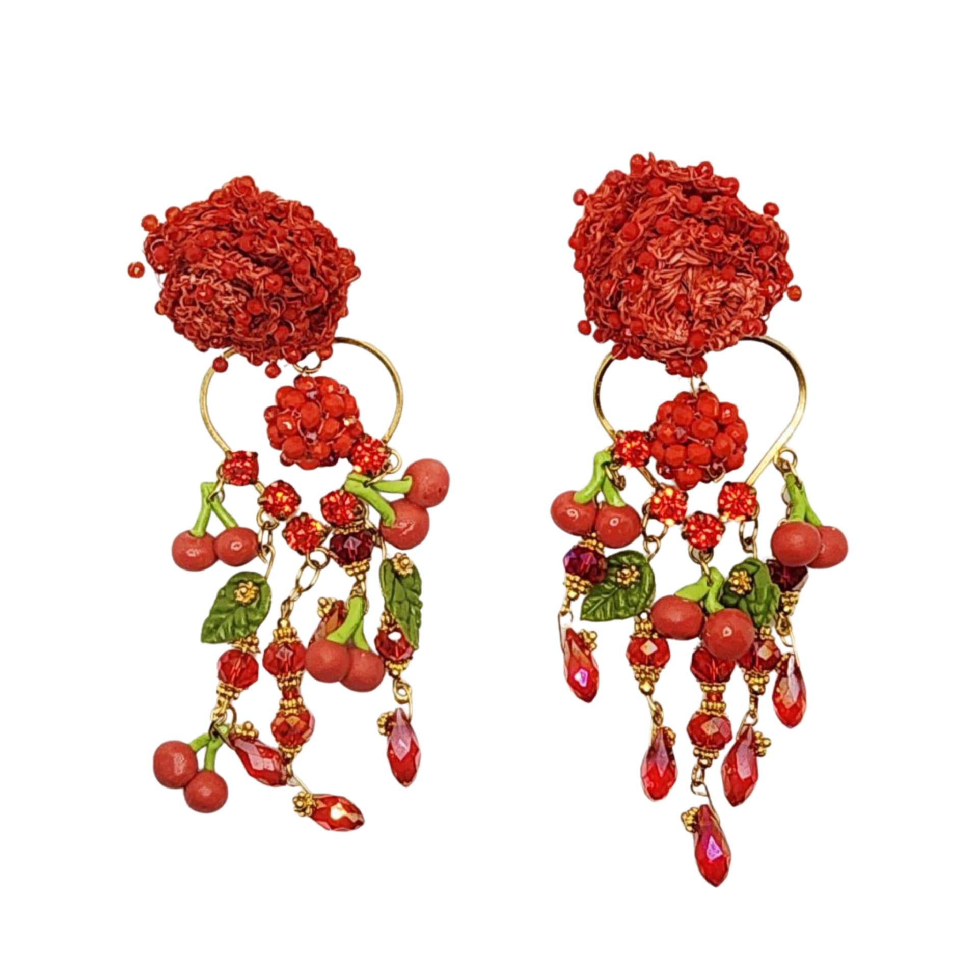 Ruby Garden Earrings - imagen 1