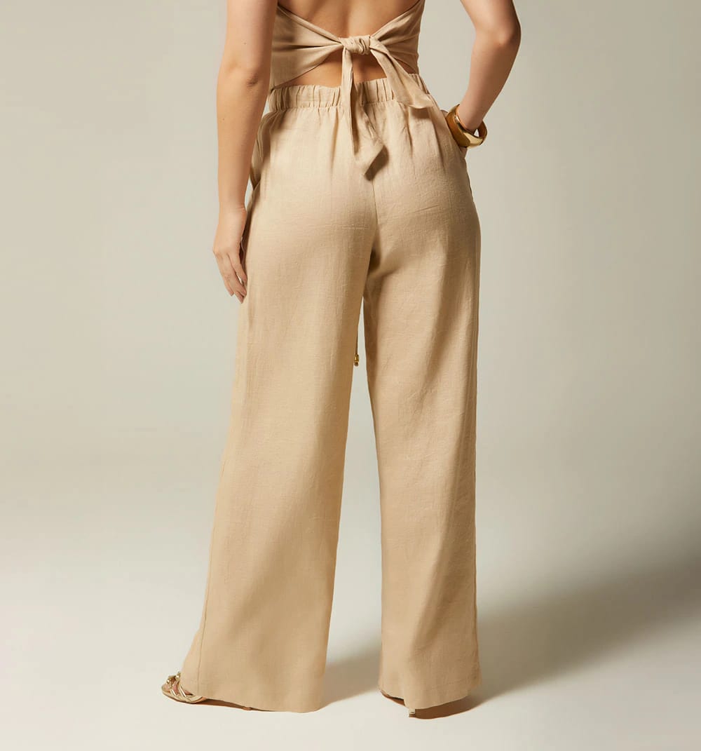 Pantalon tiro alto bota ancha - imagen 4
