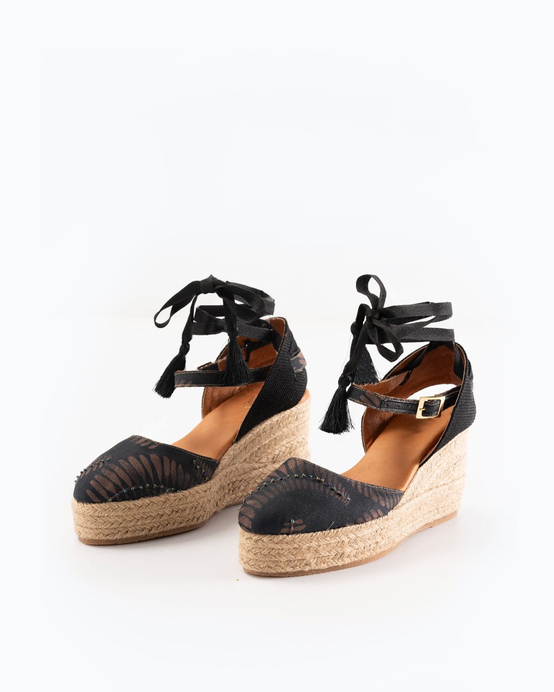Silvia Cobos Palmar Espadrille Negro - imagen 3