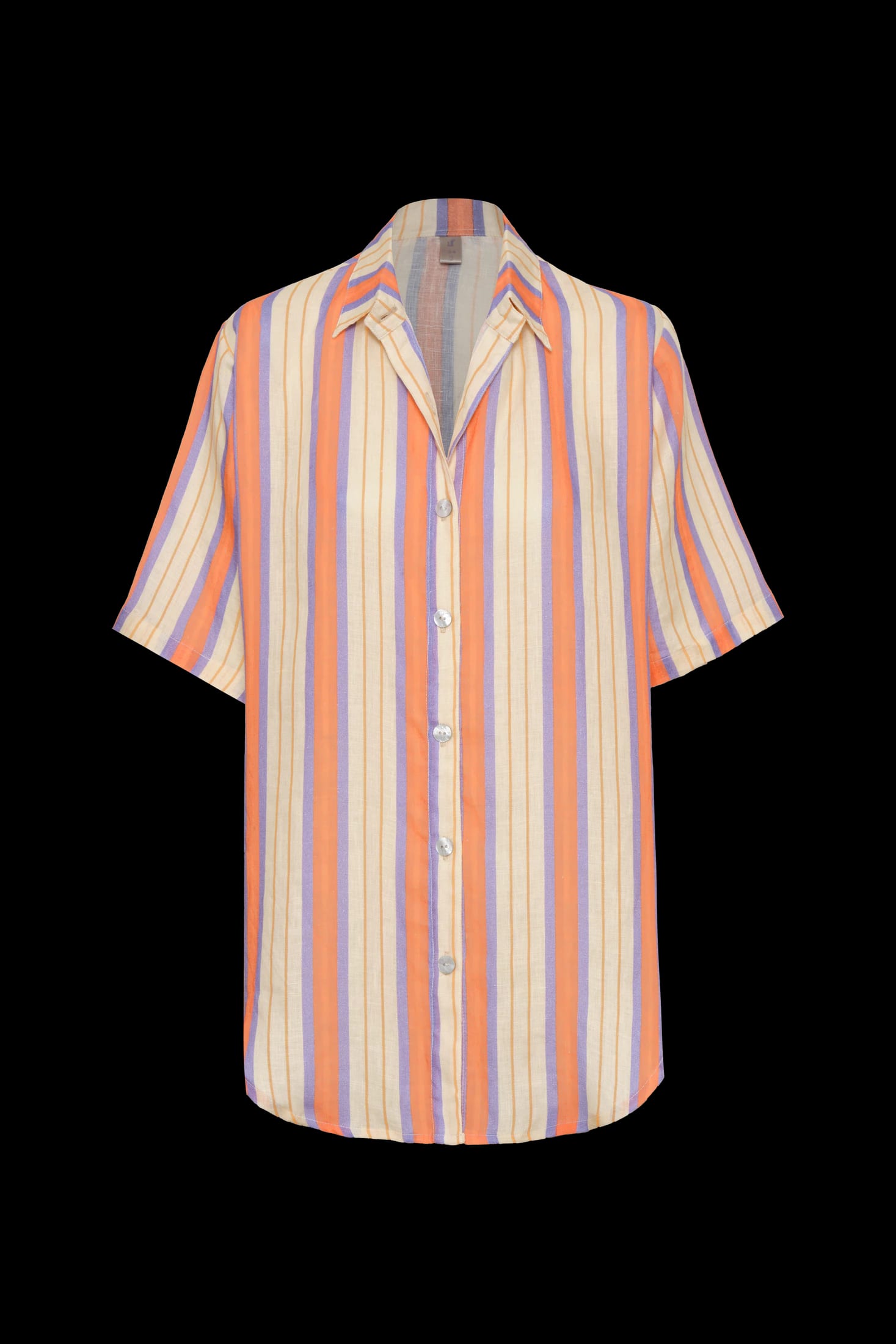 CAMISA MYSTIC ORANGE STRIPE - imagen 1