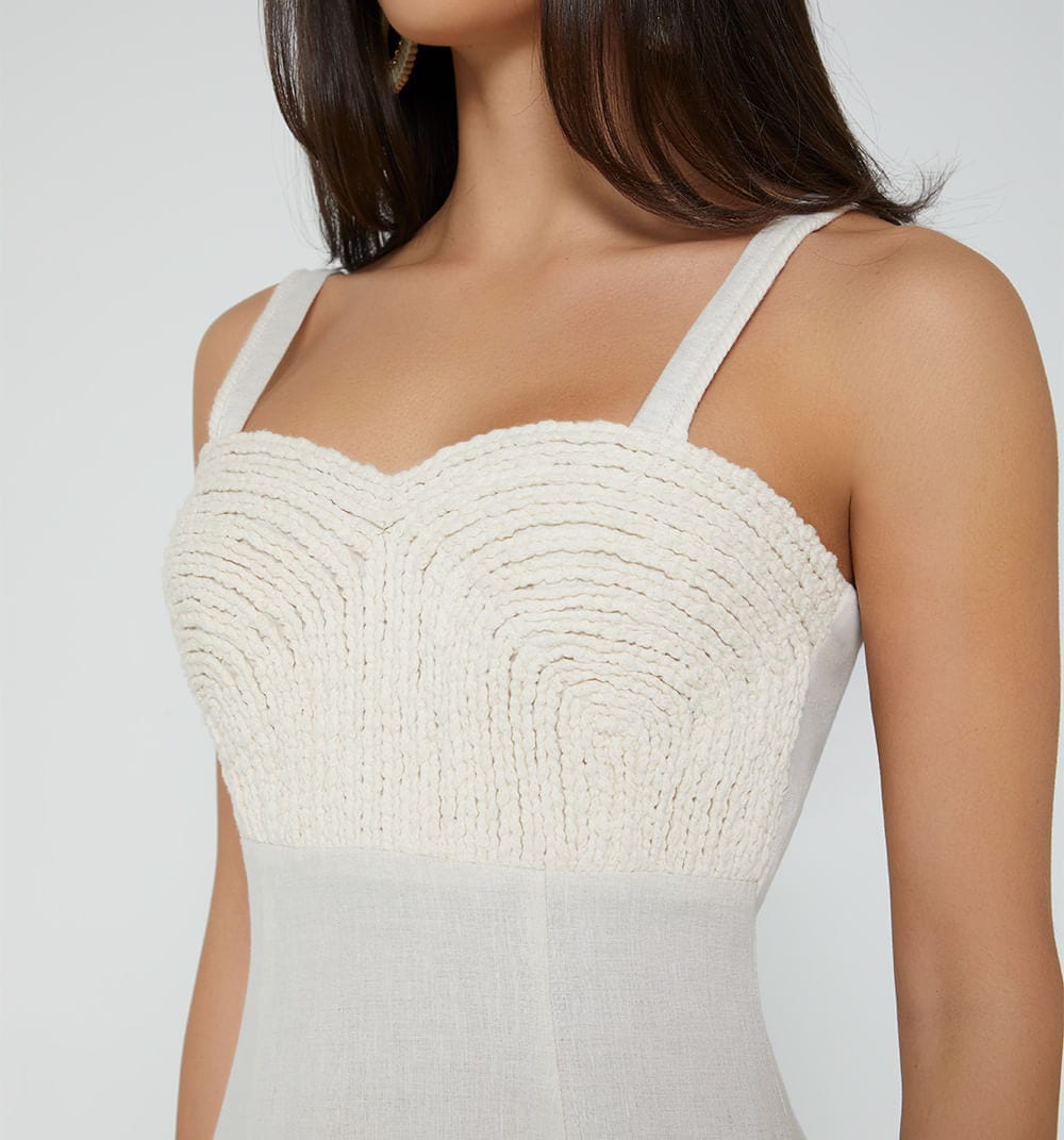 Vestido largo de tiras - imagen 3