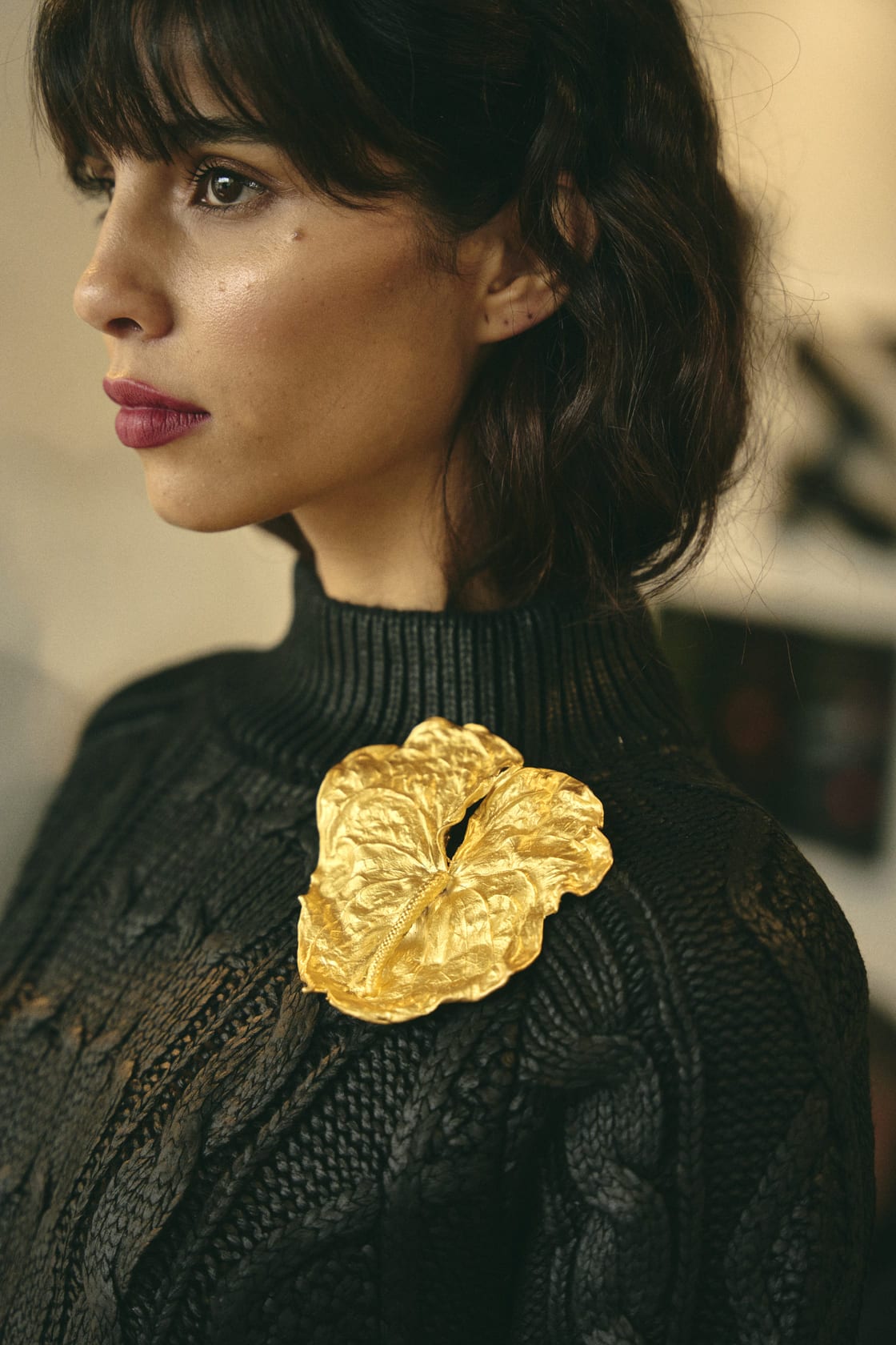 ANTHURIUM PIN NECKLACE XL - imagen 2
