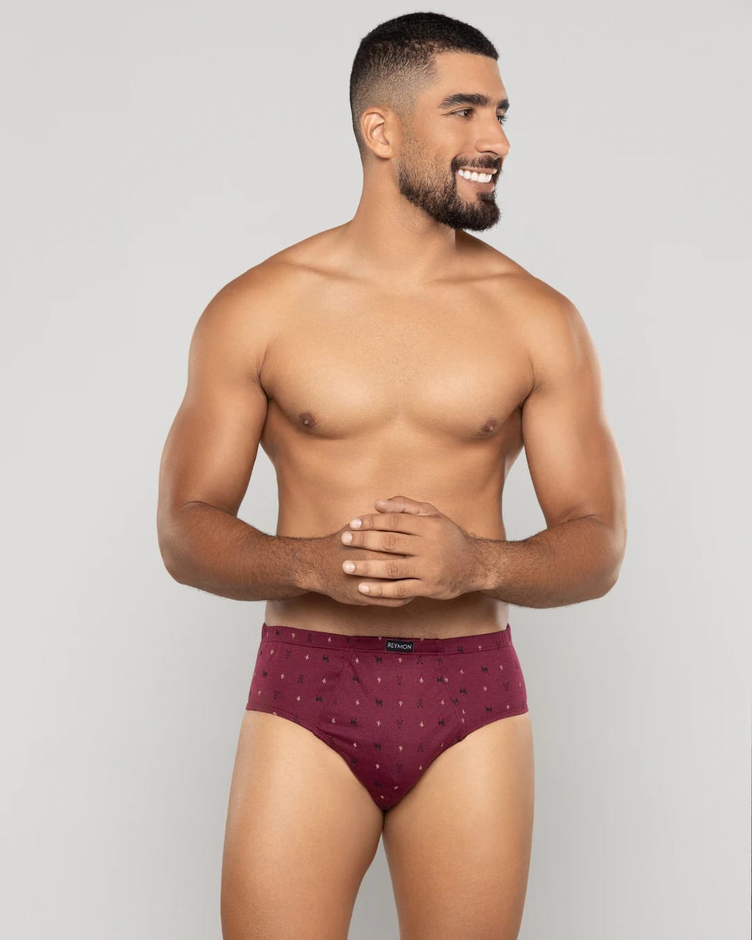 Pantaloncillo clásico Algodón estampado con bragueta Ref.2010 - imagen 7