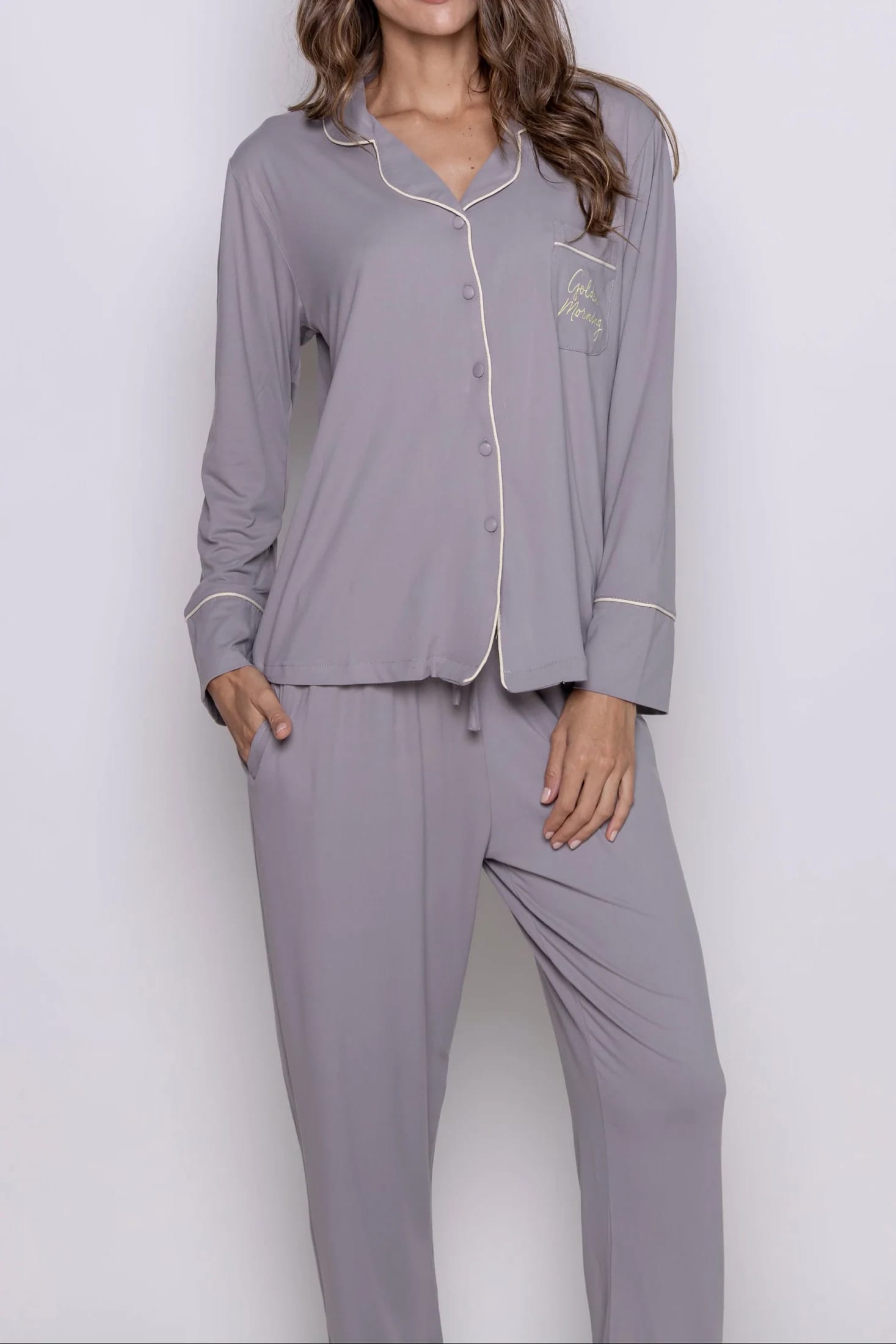 Conjunto pantalón gris golden morning - imagen 5