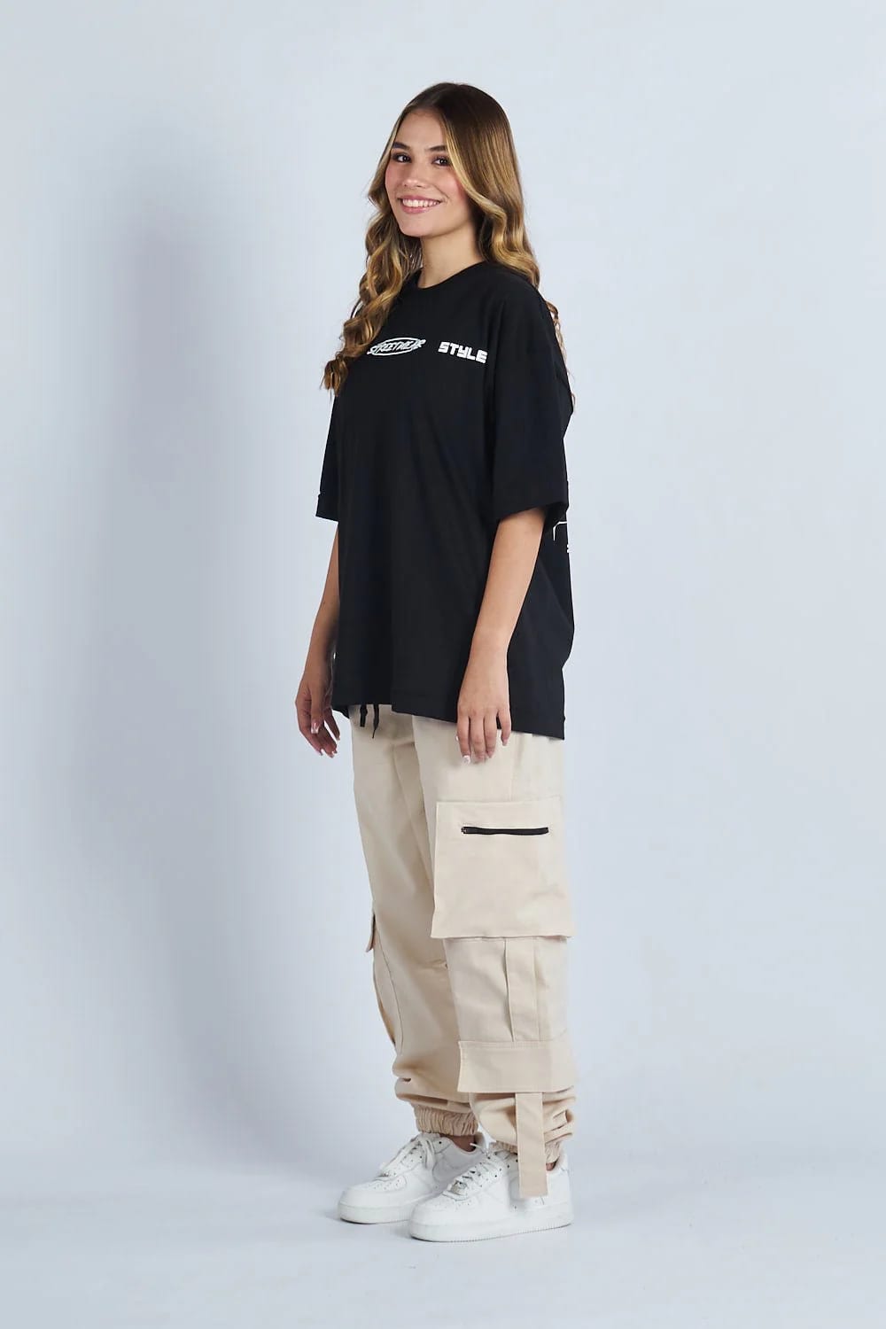 Camiseta oversize estampado Together Negro | DROP 03 | - imagen 5