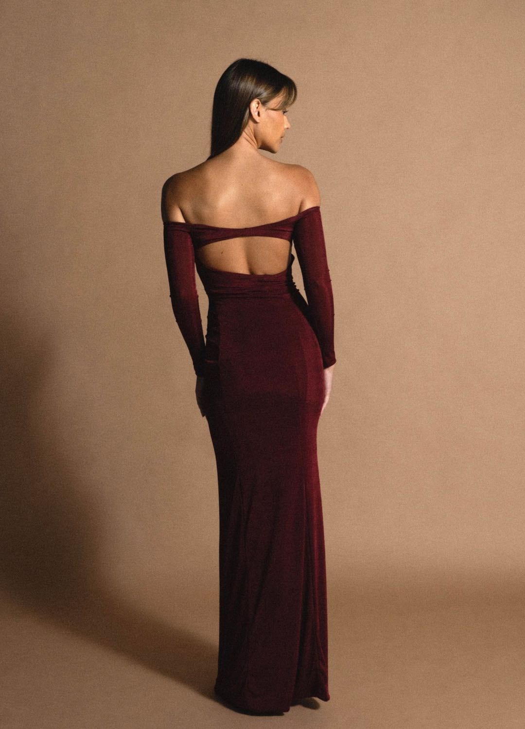 Vestido La Habana Borgoña - imagen 1