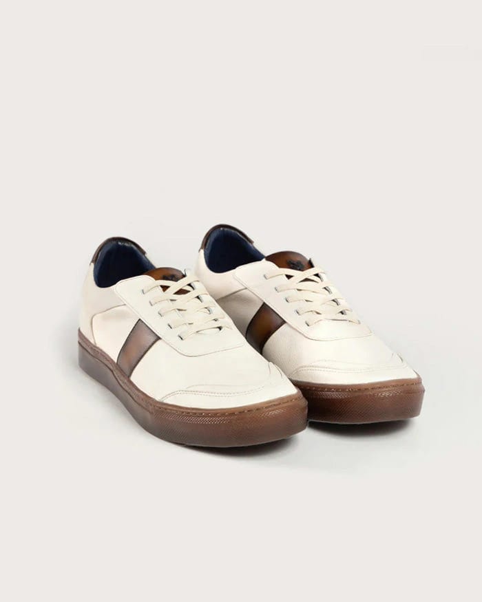 Sneaker Pisa Beige-Caramelo - imagen 2
