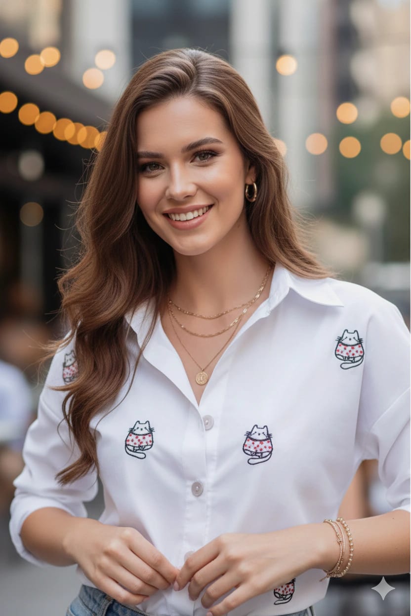 CAMISA|||GATICOS ABRIGADOS - imagen 2