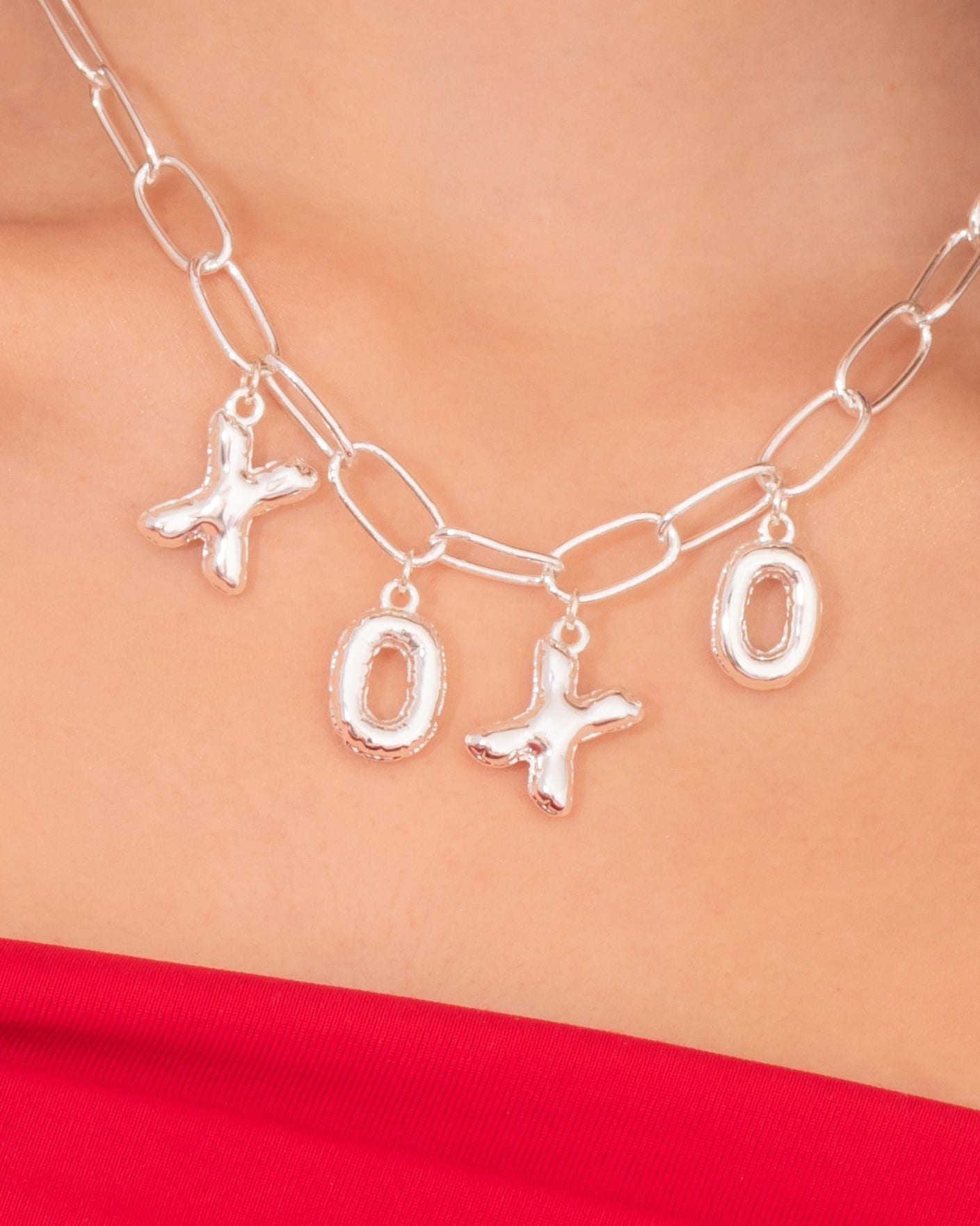 Collar XOXO + Aretes - imagen 2