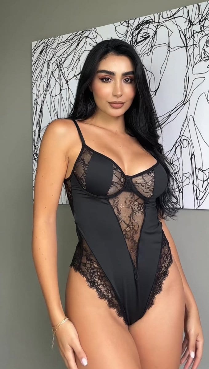 Body Lycra Mikaela - Negro - imagen 1