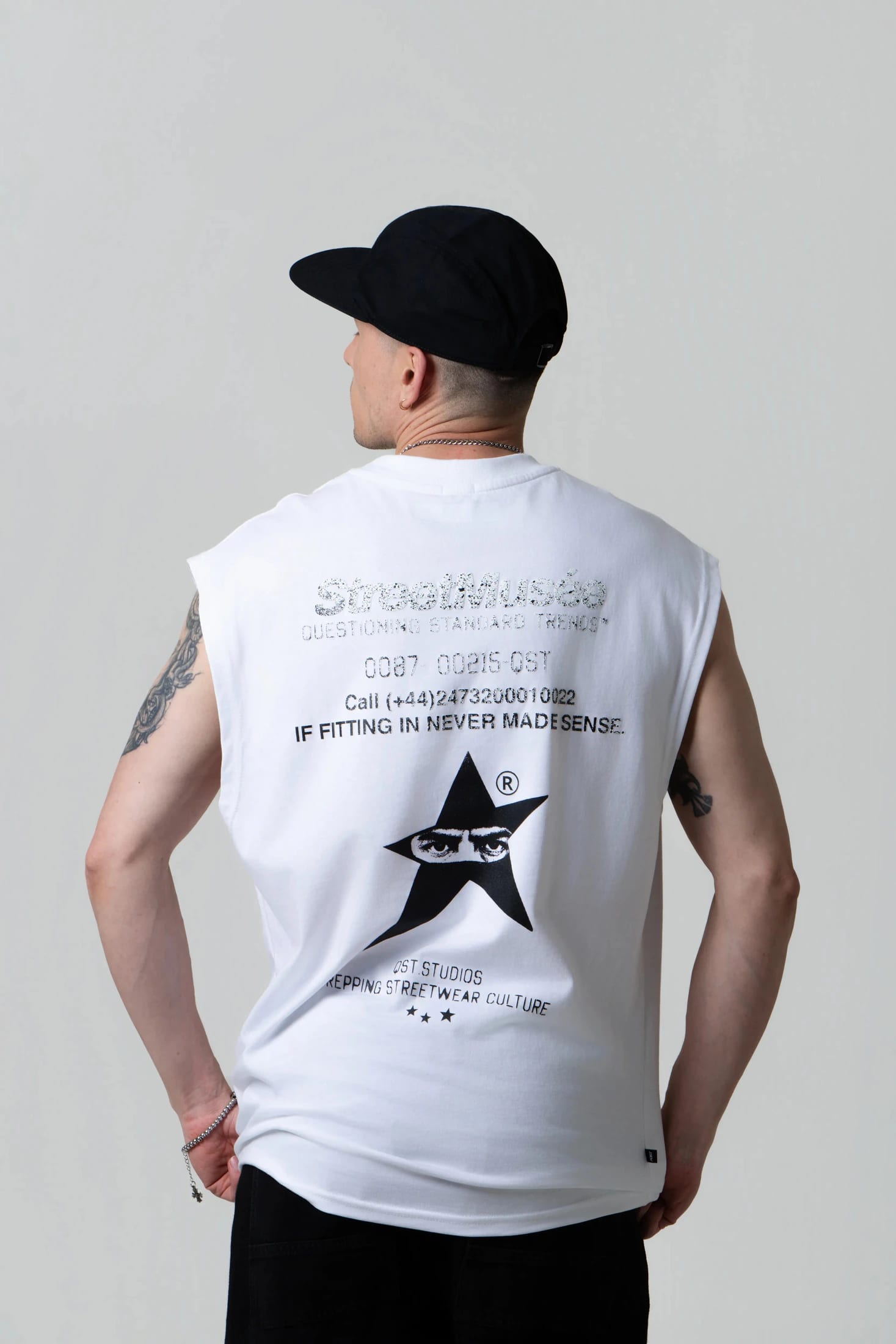 CAMISETA MANGA SISA COLOR BLANCO OPTICO - imagen 4