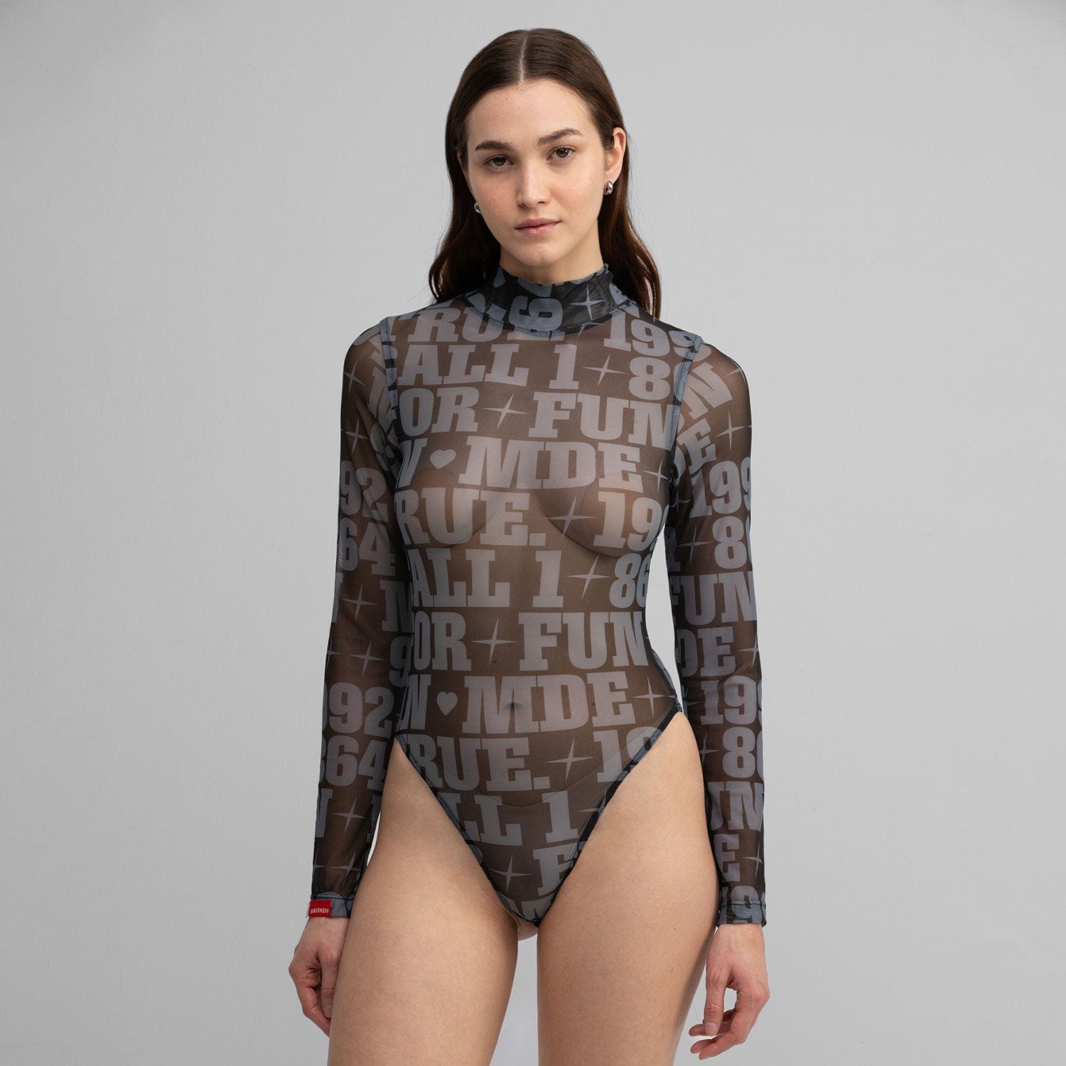 True X Smirnoff Mesh Bodysuit - Black - imagen 2
