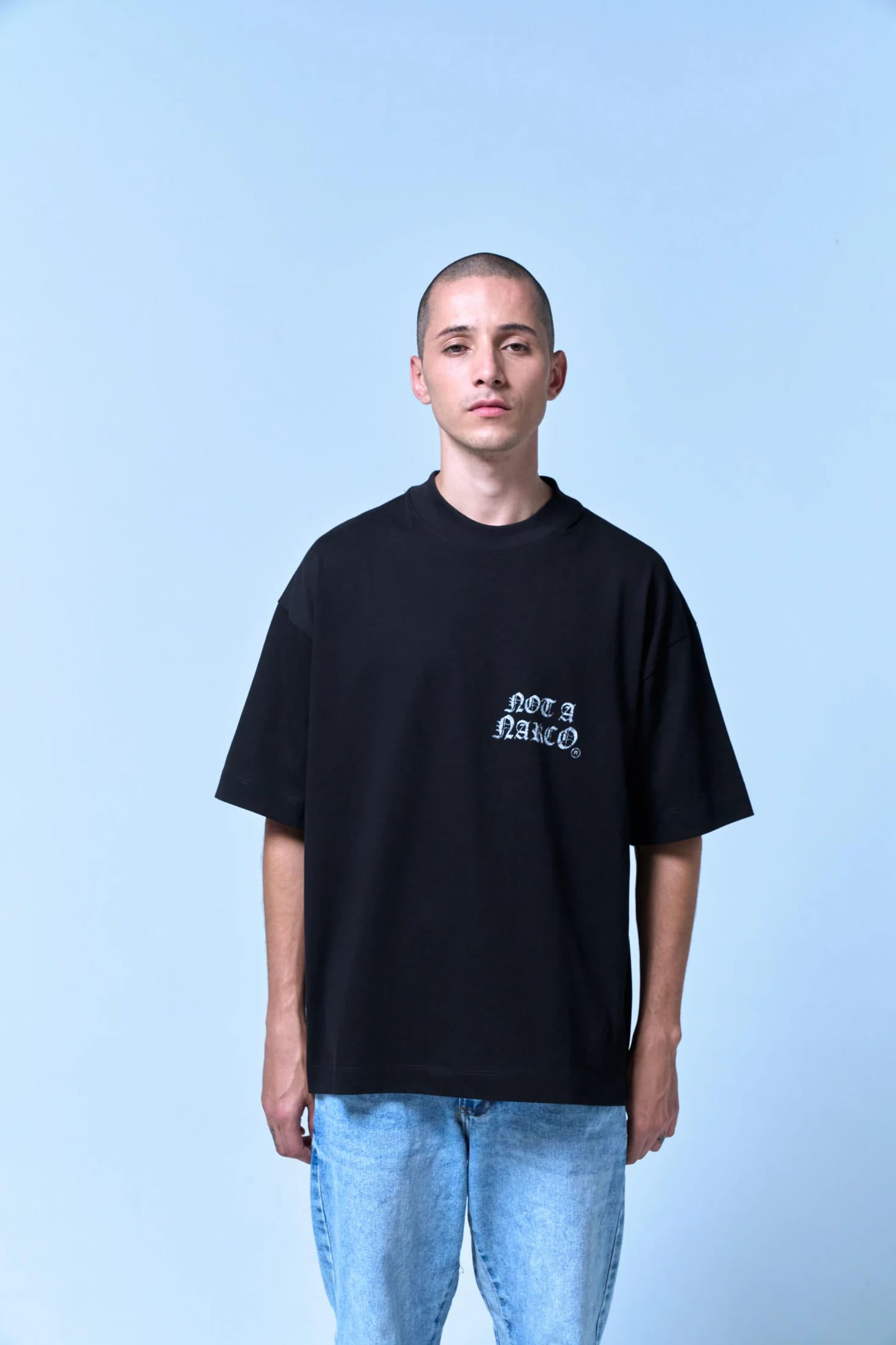 NOT A NARCO FW25 WHITE T-SHIRT - imagen 23