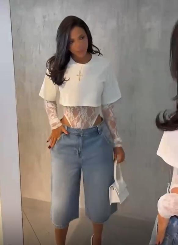 BODY BLANCO CON CAMISA - imagen 1