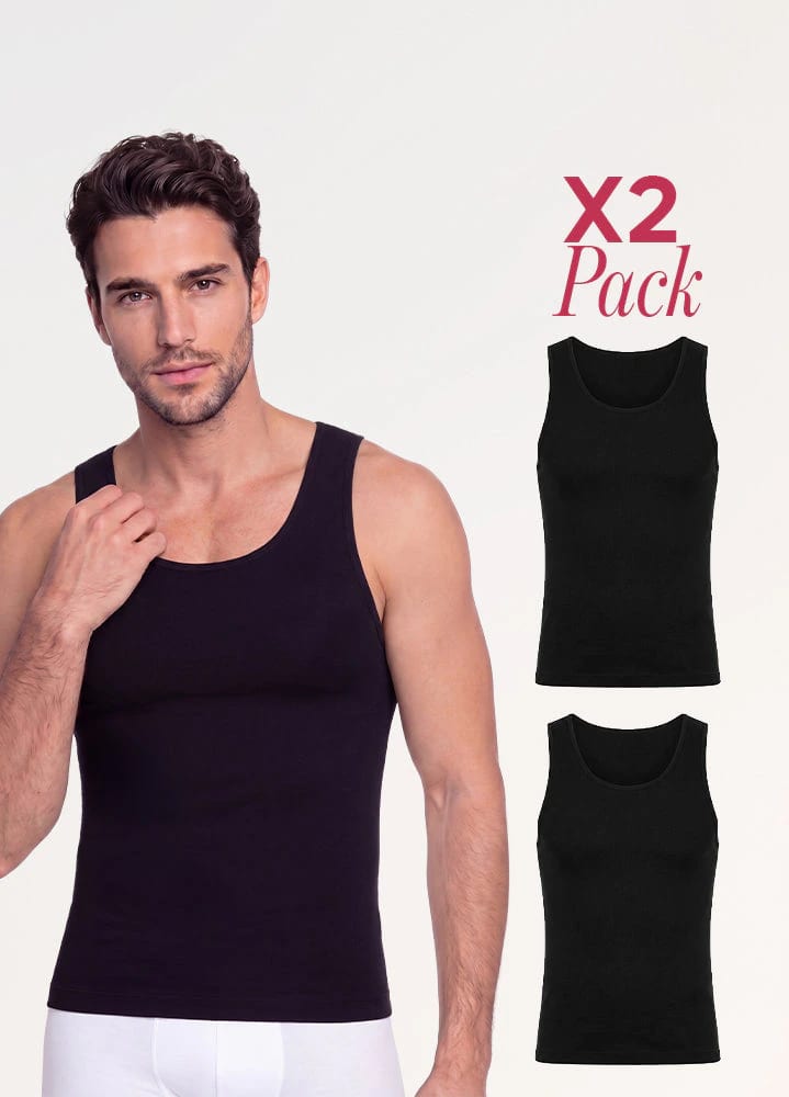 Camiseta Moldeadora Hombre: Abdomen y Espalda | Salome 9001 2 Pack | Ant SEM-123 - imagen 1