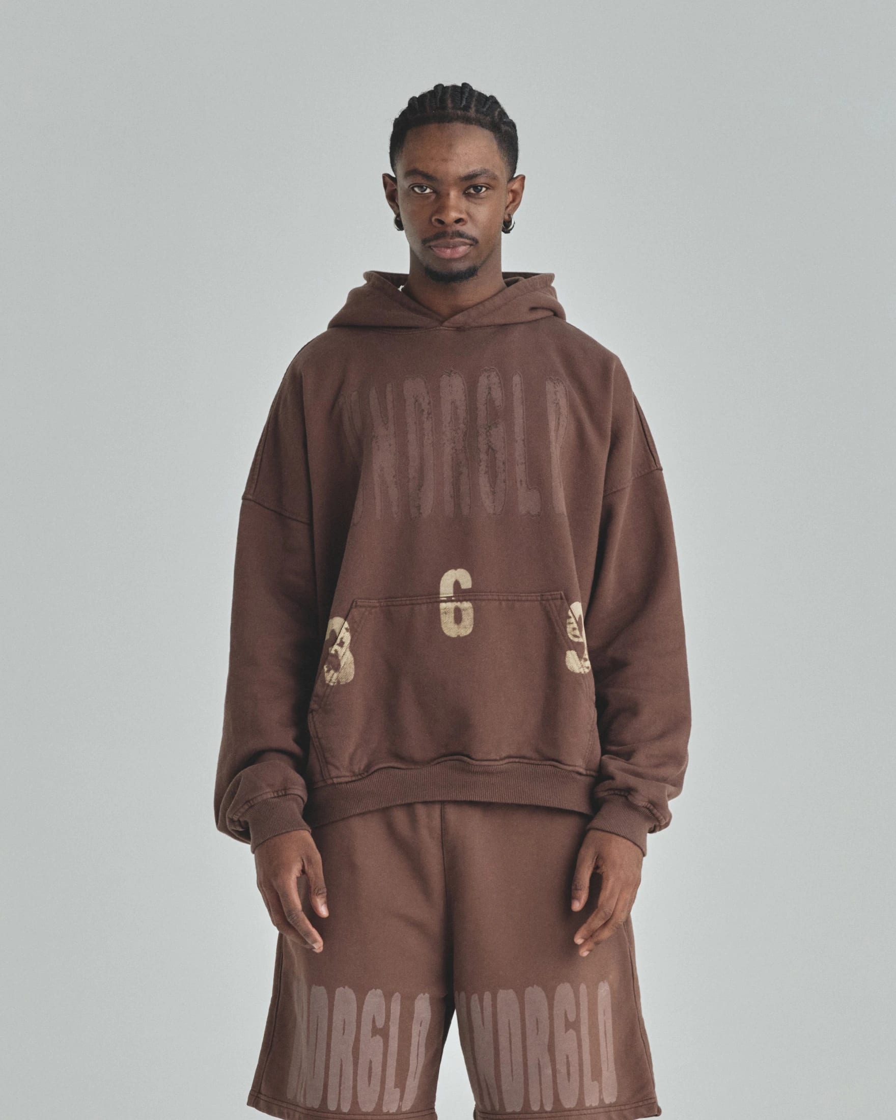Spring UNDRGLD Hoodie Brown - imagen 2