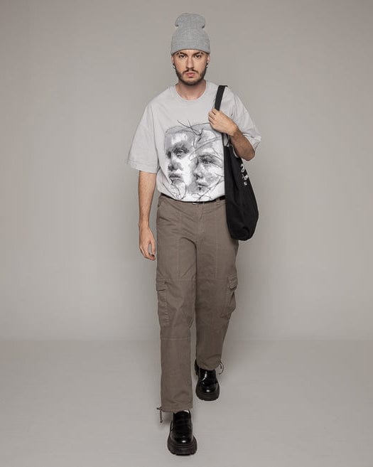 Oversized The Art Rostro-Gris/Claro - imagen 2