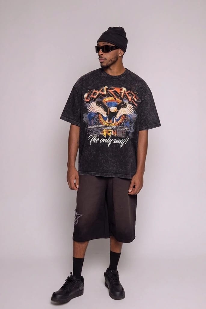 Camiseta Negro/Stone Aguila - imagen 3