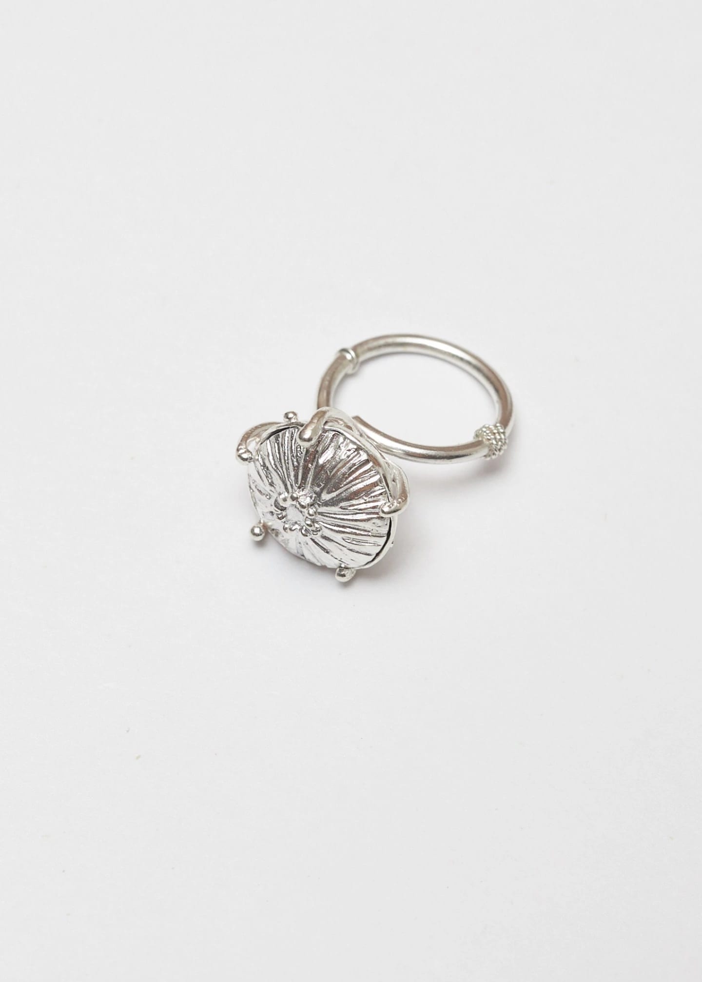 Anillo sombrerito midi plata - imagen 1