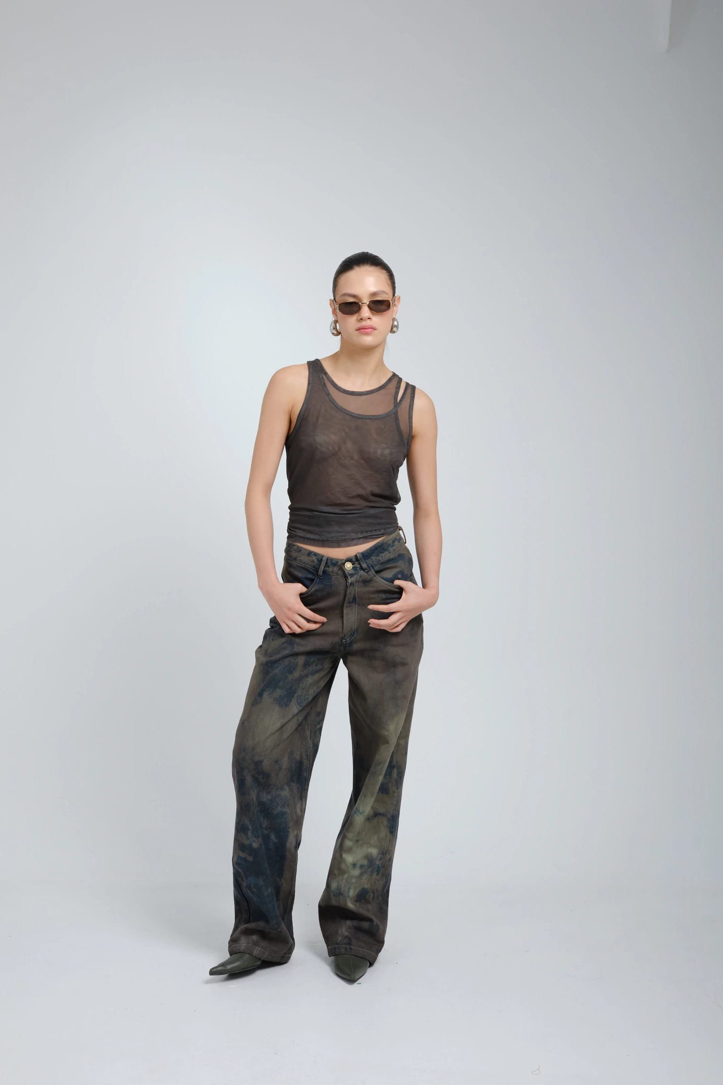 PANTALÓN OLIVO - imagen 1