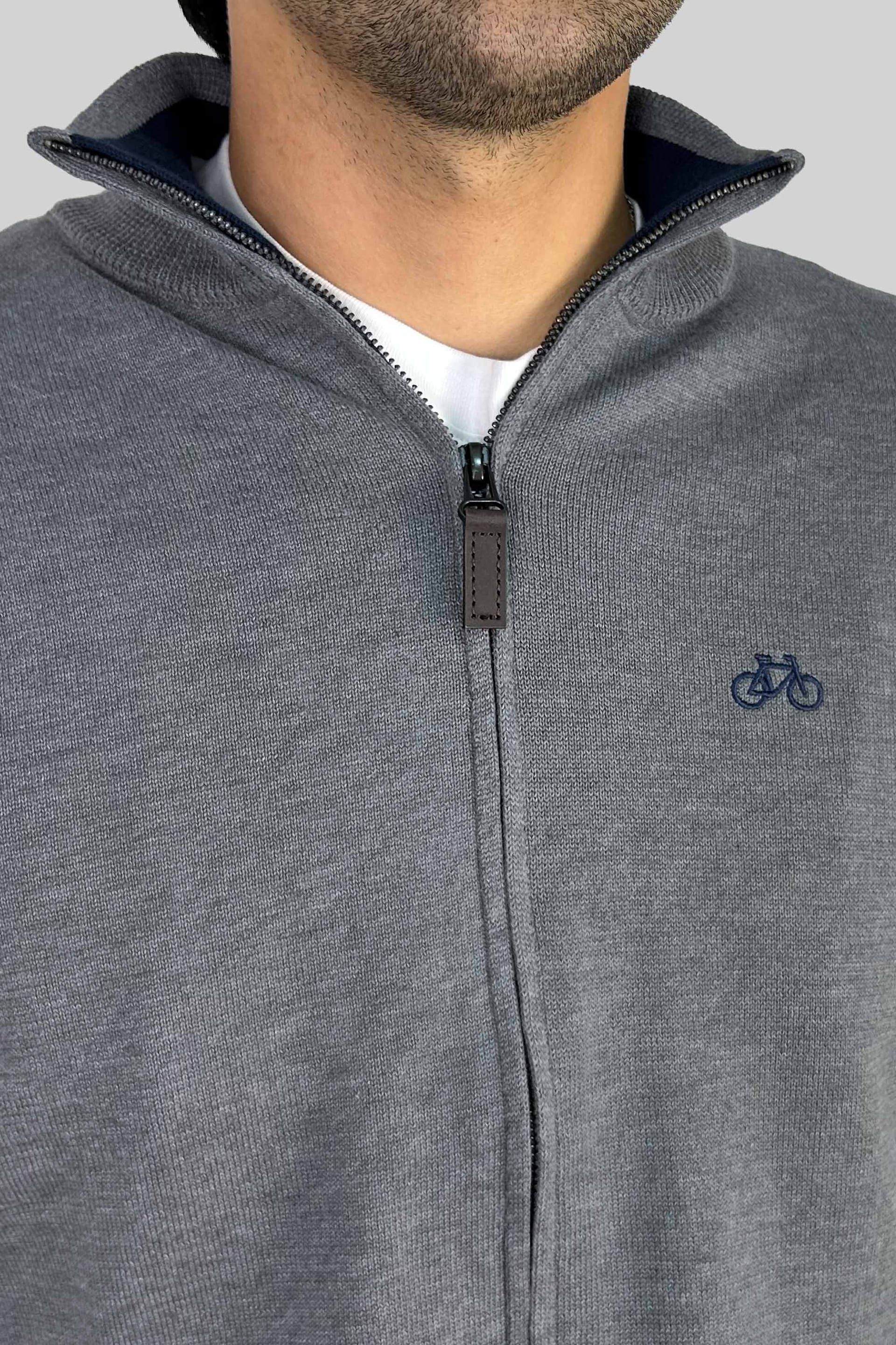 SACO FULL ZIP STEEL - imagen 2