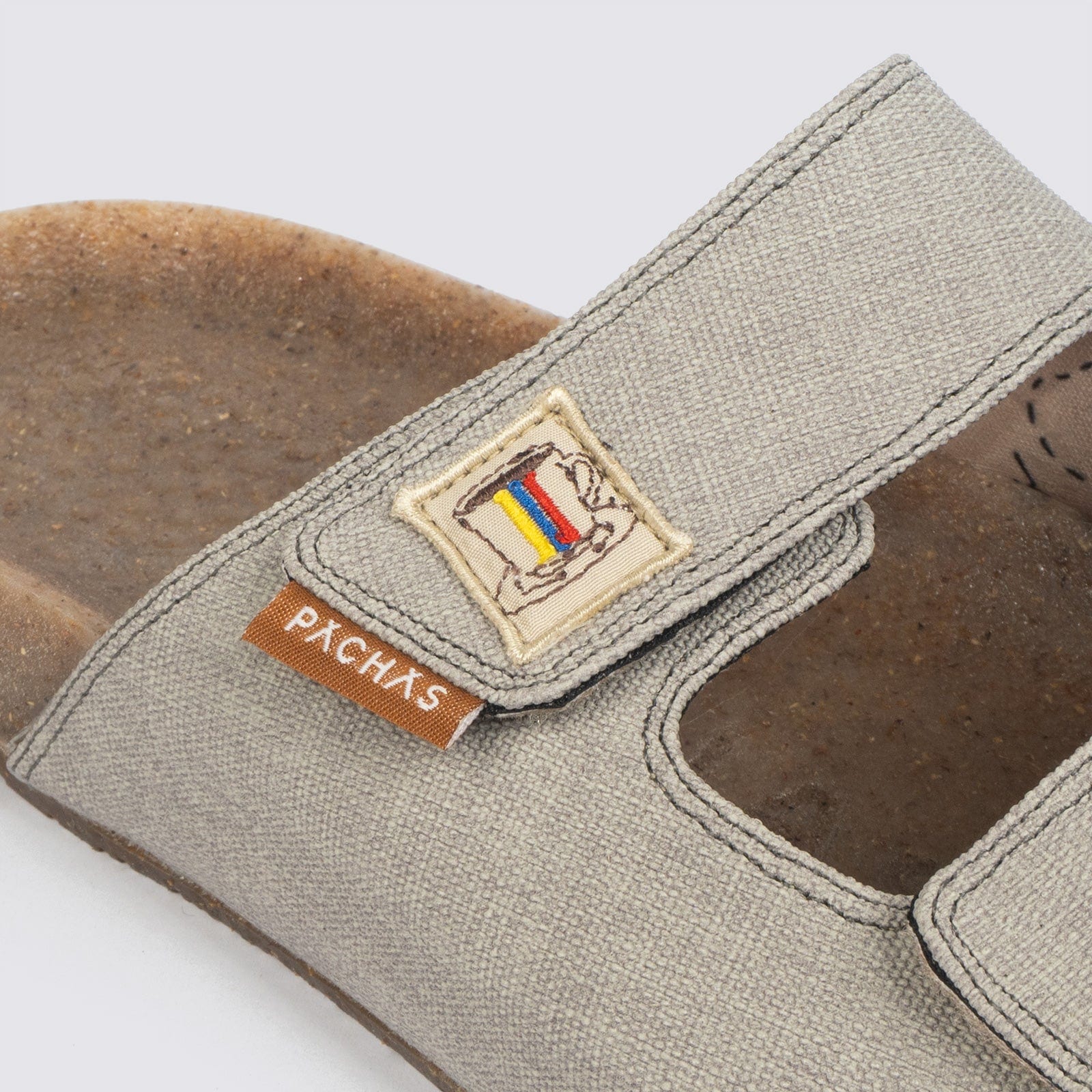 Sandalias dos correas "Bitacora" Gris - imagen 4