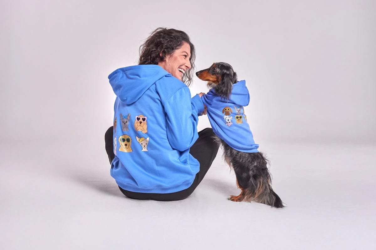 HOODIE AZUL UNISEX - imagen 3