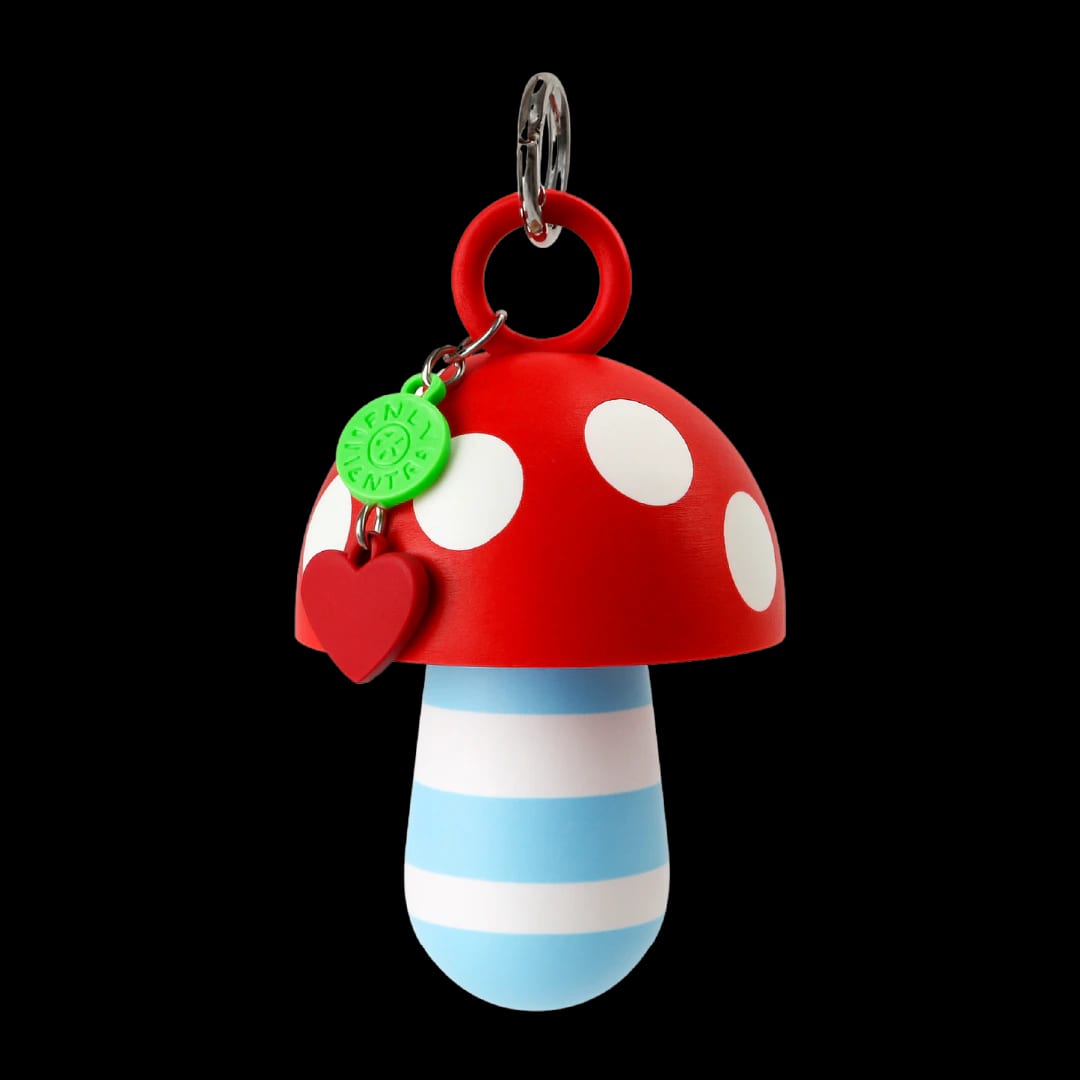 LIPSTICK CASE HONGO RAYAS CELESTE/BLANCO - imagen 3