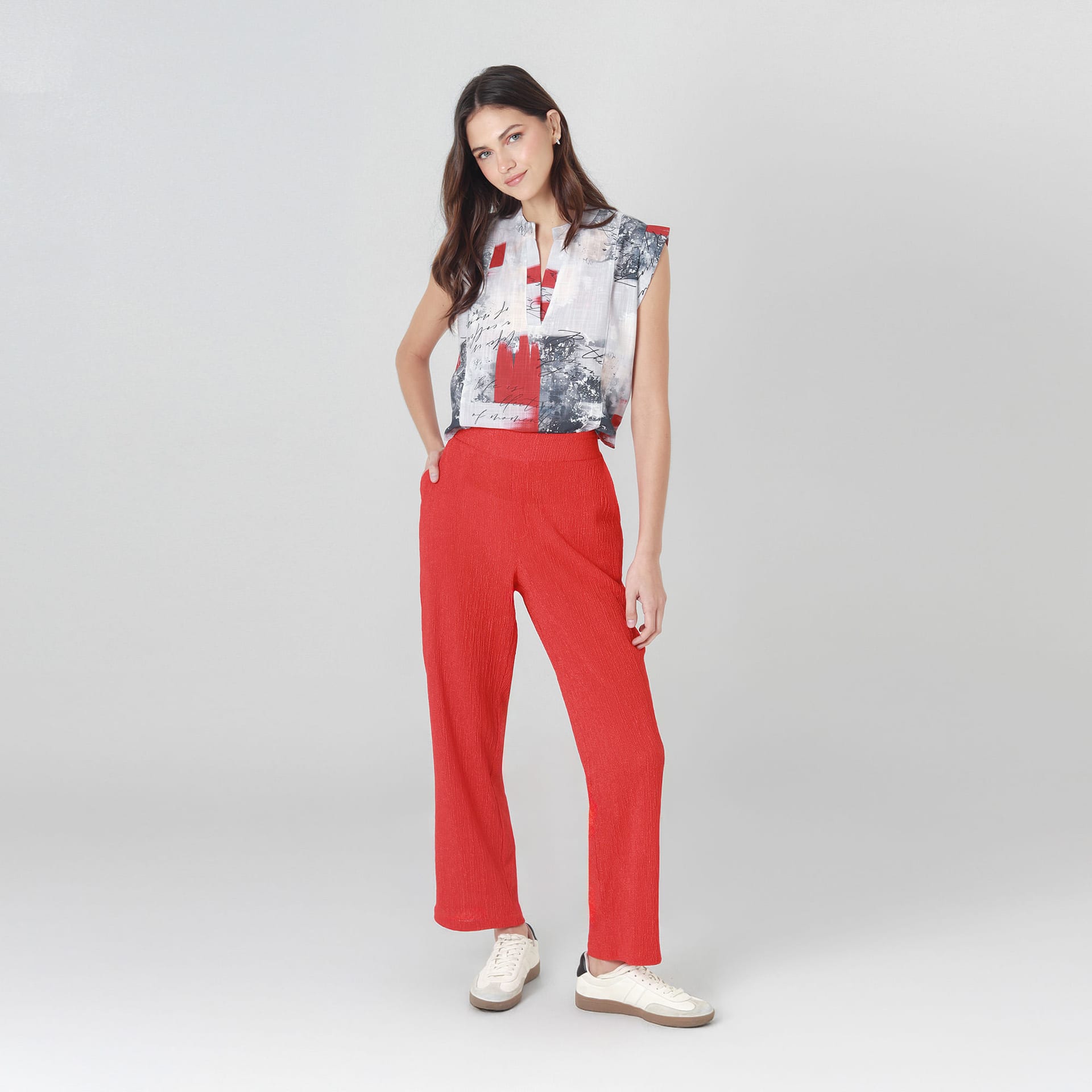 Pantalon Tiro Alto Bota Recta - imagen 3