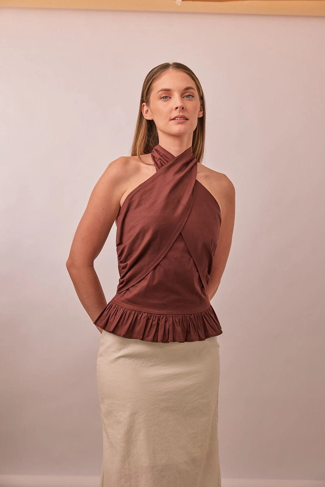 Bianca Top in Brown - imagen 1