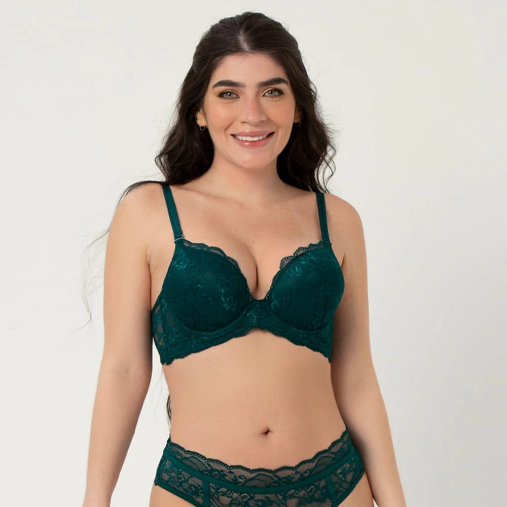 Brasier doble push up con encaje - imagen 8