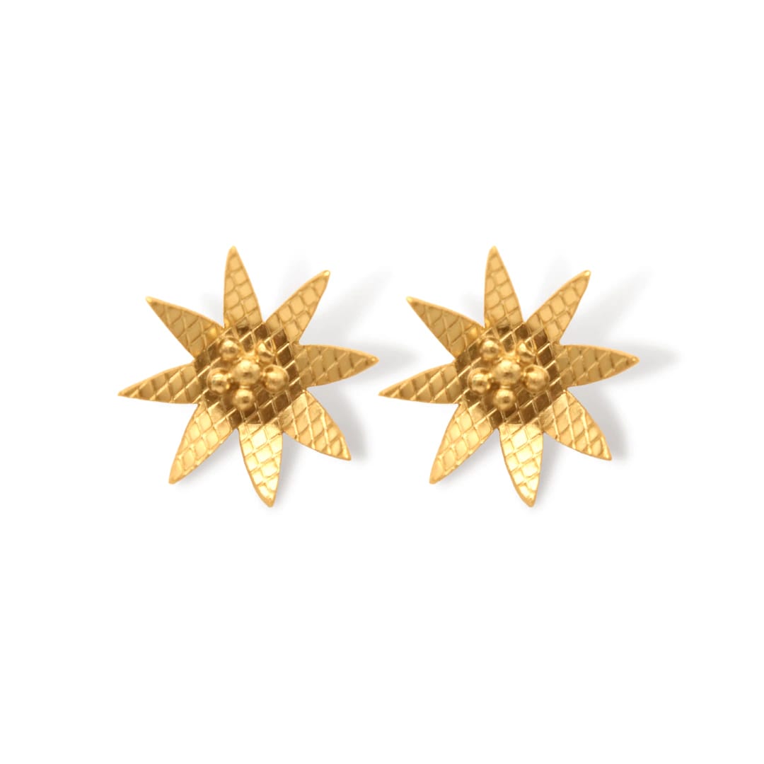 Aretes flor arabis pequeña - imagen 2