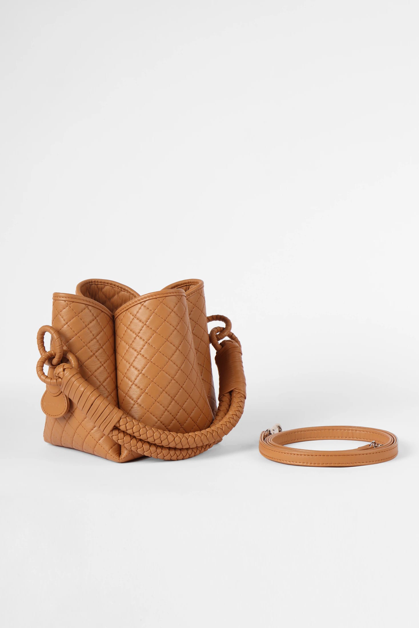 Tulip Mini Bucket Bag, Honey - imagen 4