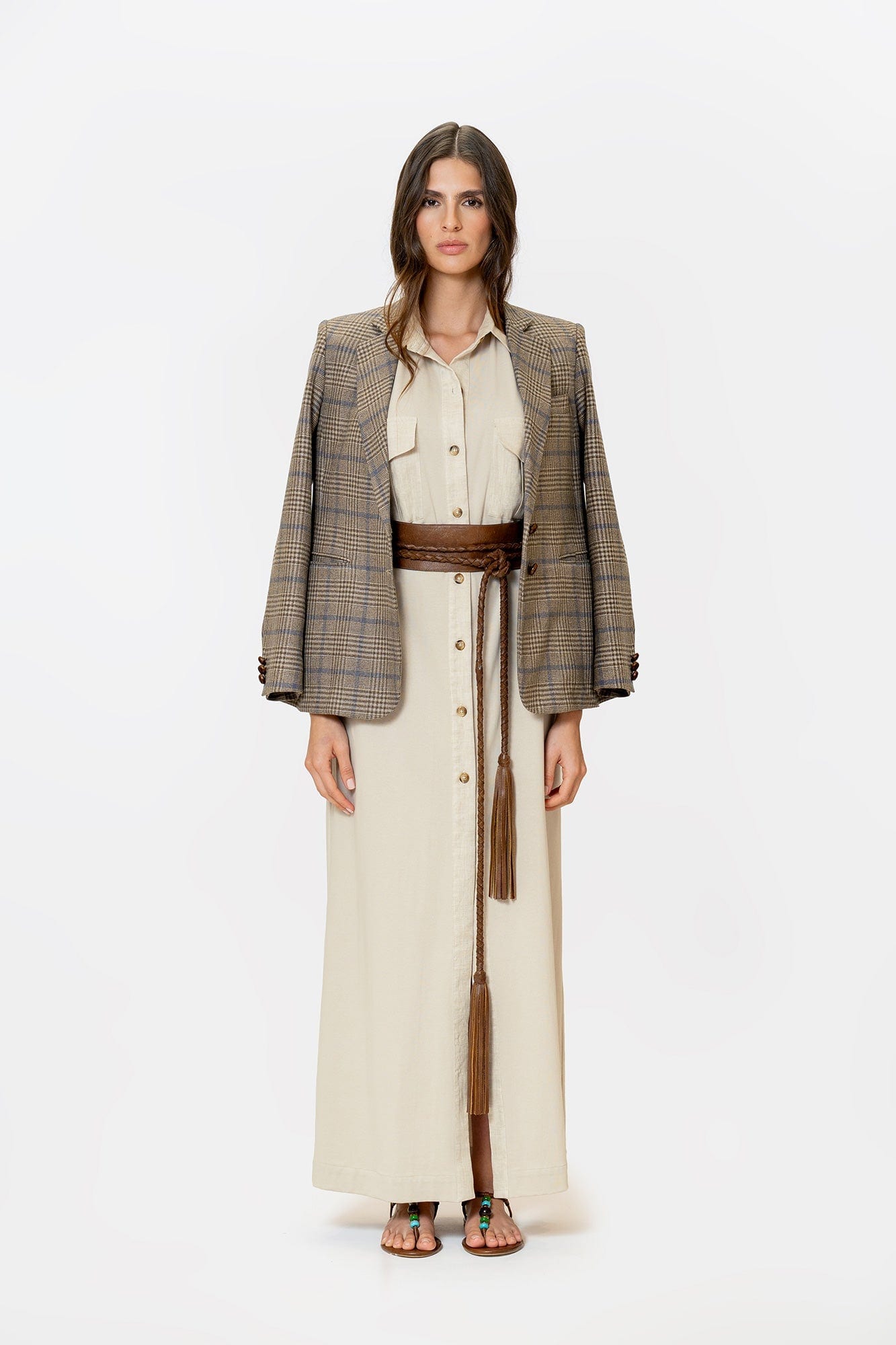 Vestido Amelia Beige - imagen 7