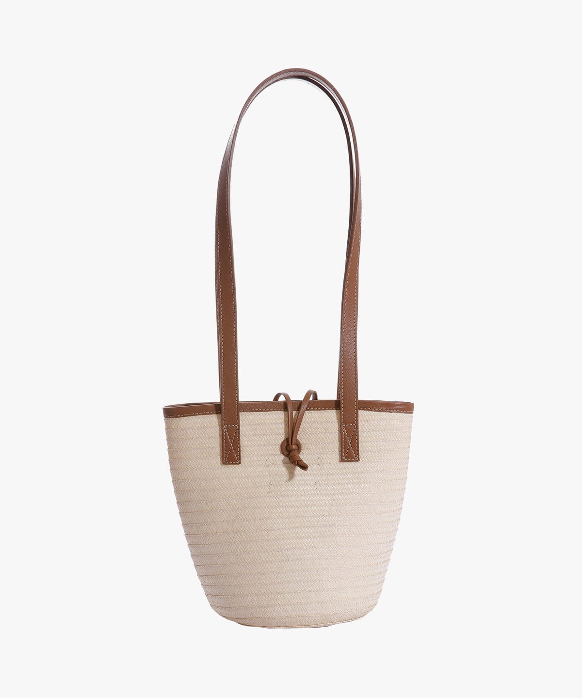 Marcial Mini in Raffia and Leather - imagen 3