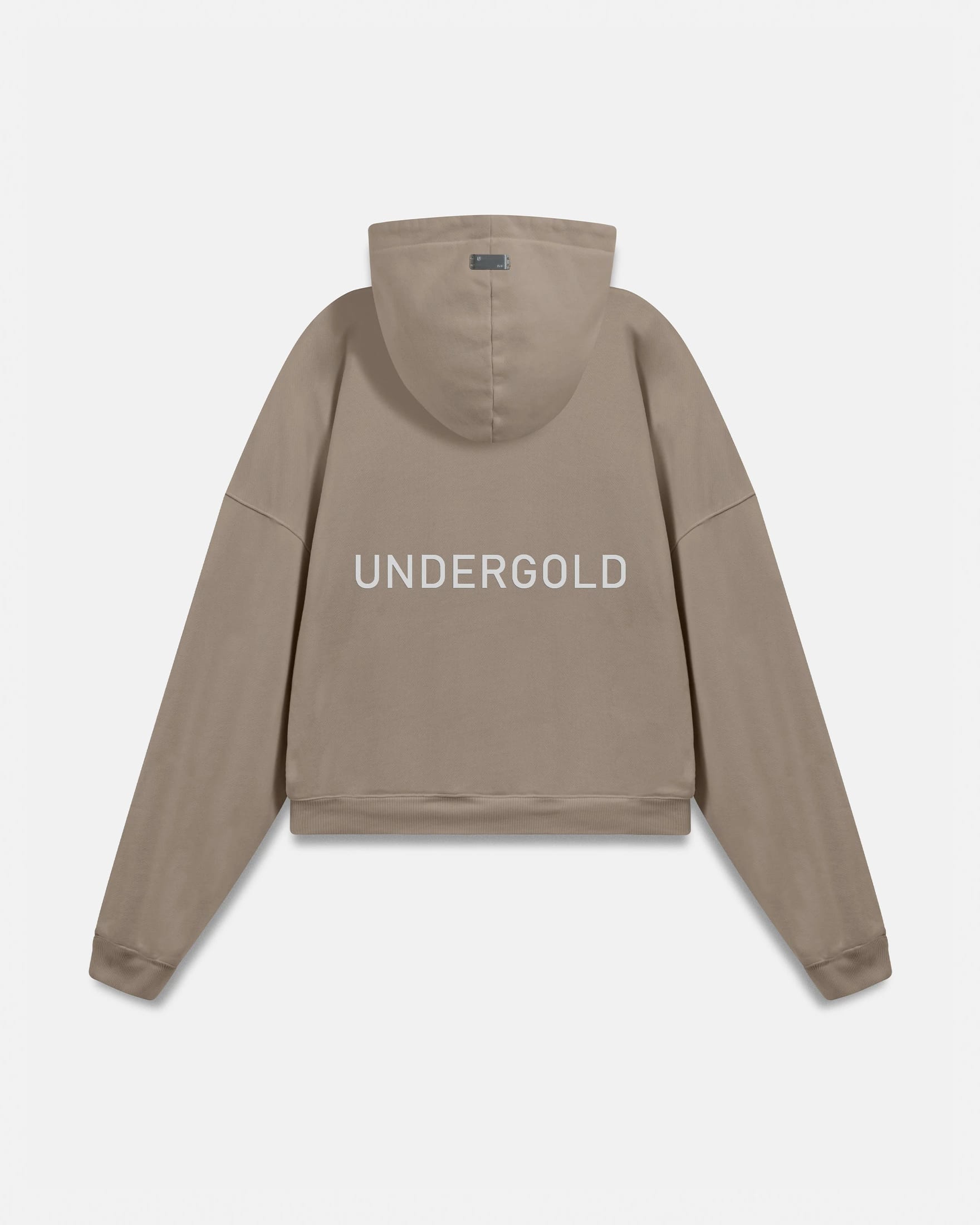 W Basics Undergold Boxy Fit Hoodie Cream - imagen 1
