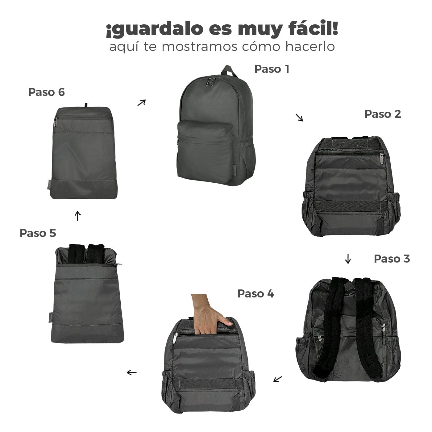 Morral Urbano Citybags Ultra Brillante Gold - imagen 7