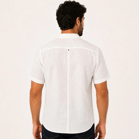 CAMISA MC 100% LINO HOMBRE - imagen 4