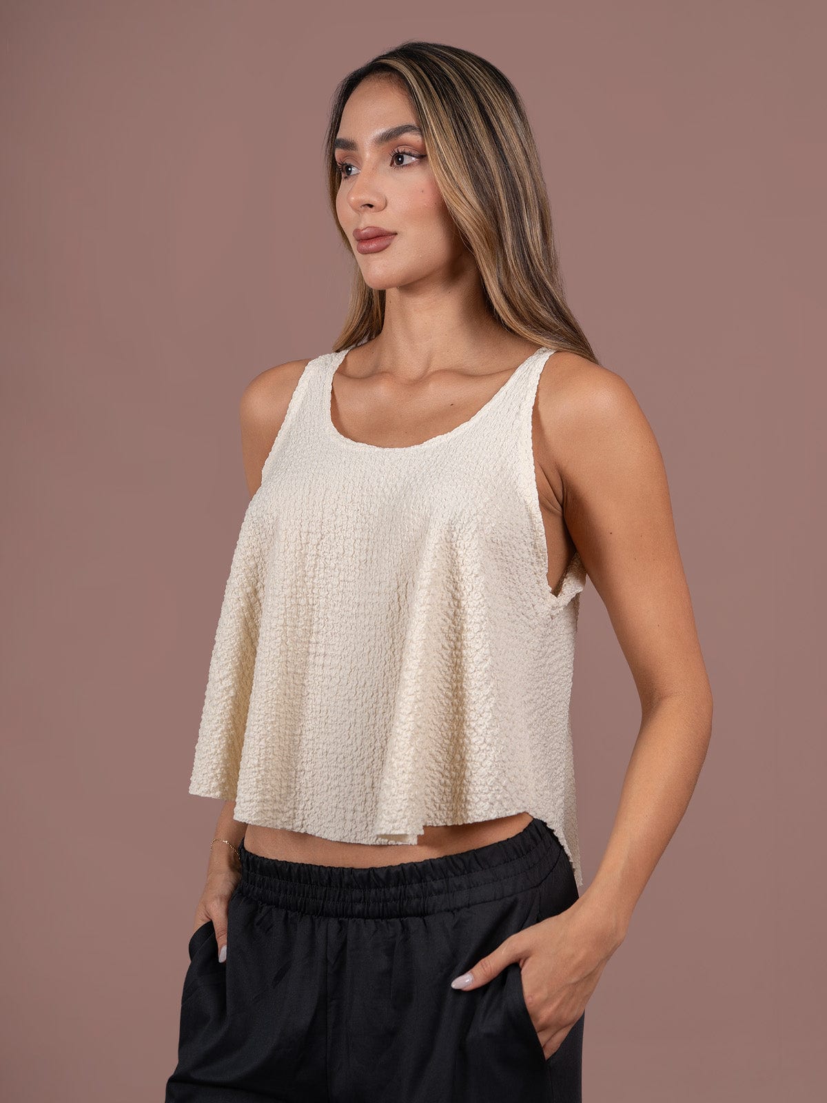Blusa Leyva Ivory - imagen 4
